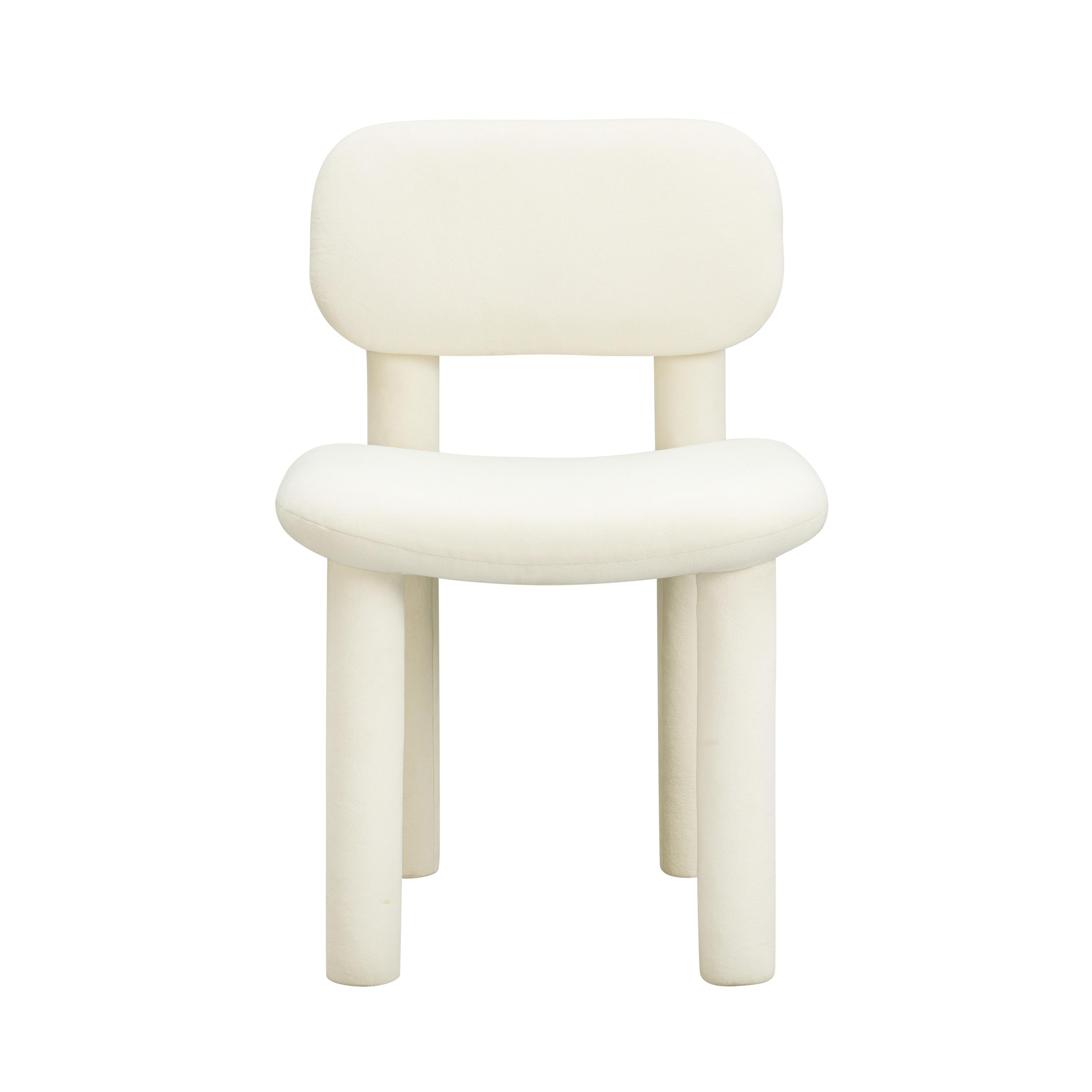 Elise Dining Chair, White, large