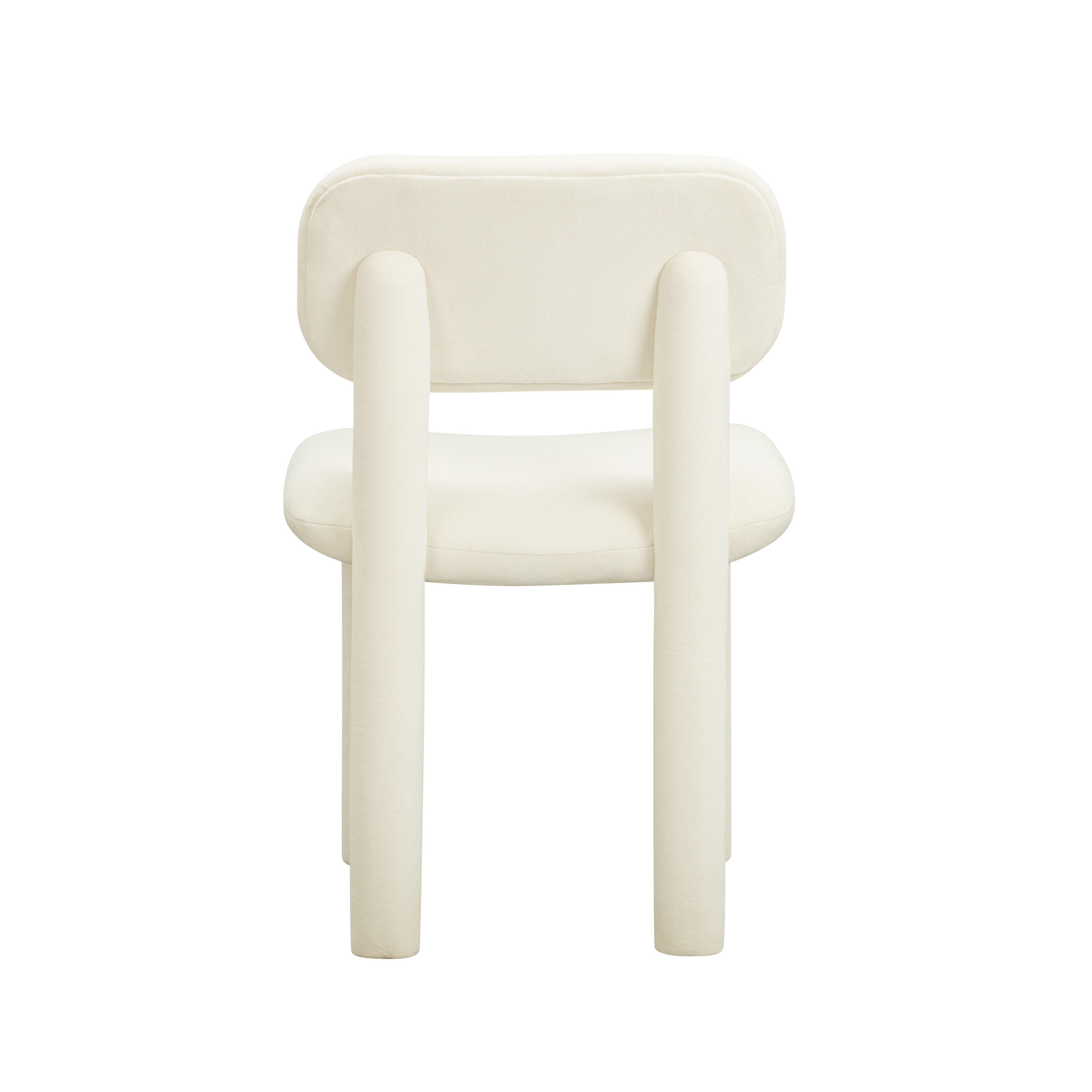 Elise Dining Chair, White, large