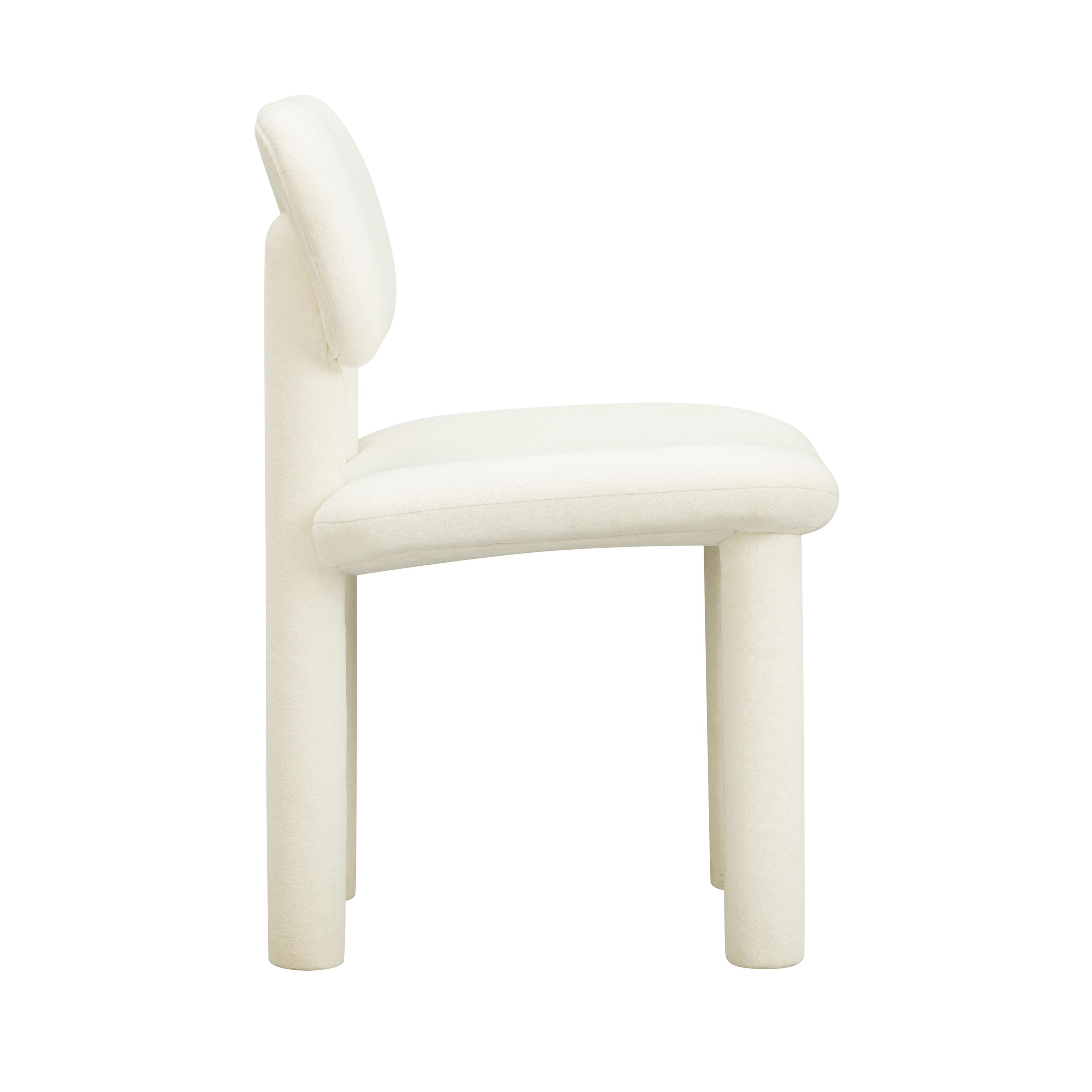 Elise Dining Chair, White, large