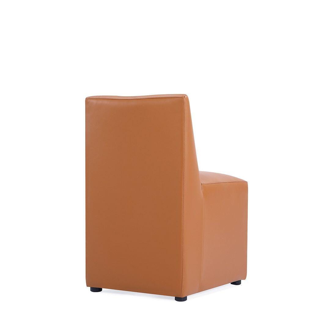 Manhattan Comfort Anna Dining Chair, Saddle, large