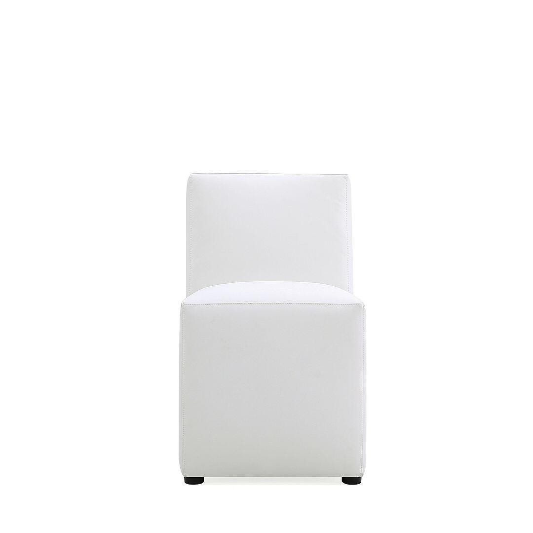 Manhattan Comfort Anna Dining Chair, Cream, large