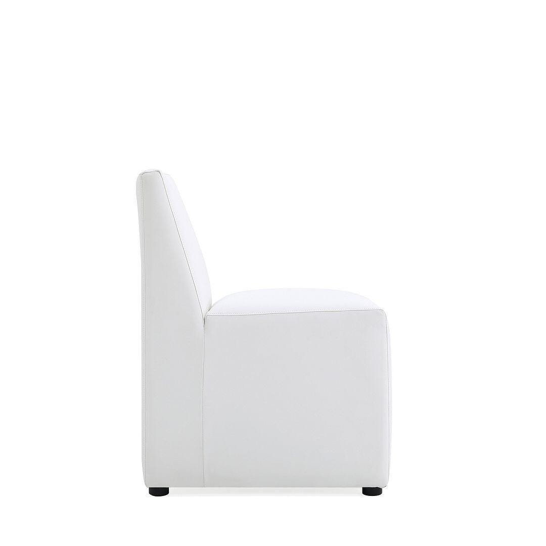 Manhattan Comfort Anna Dining Chair, Cream, large
