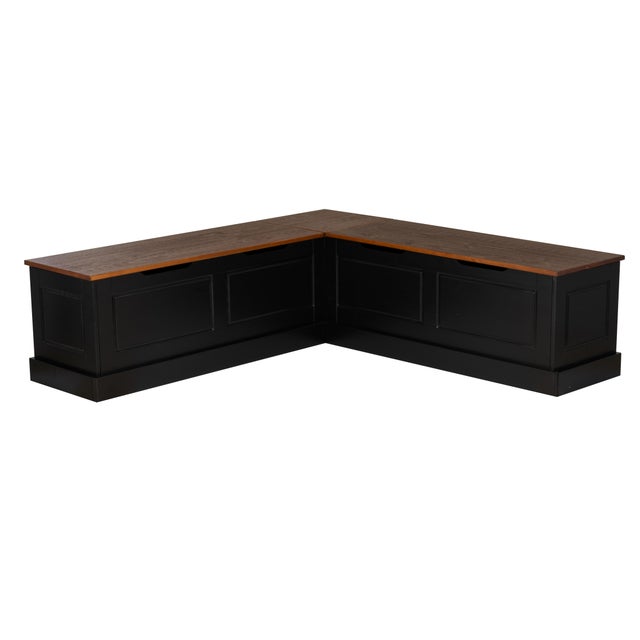 Linon Landin Backless Storage Nook