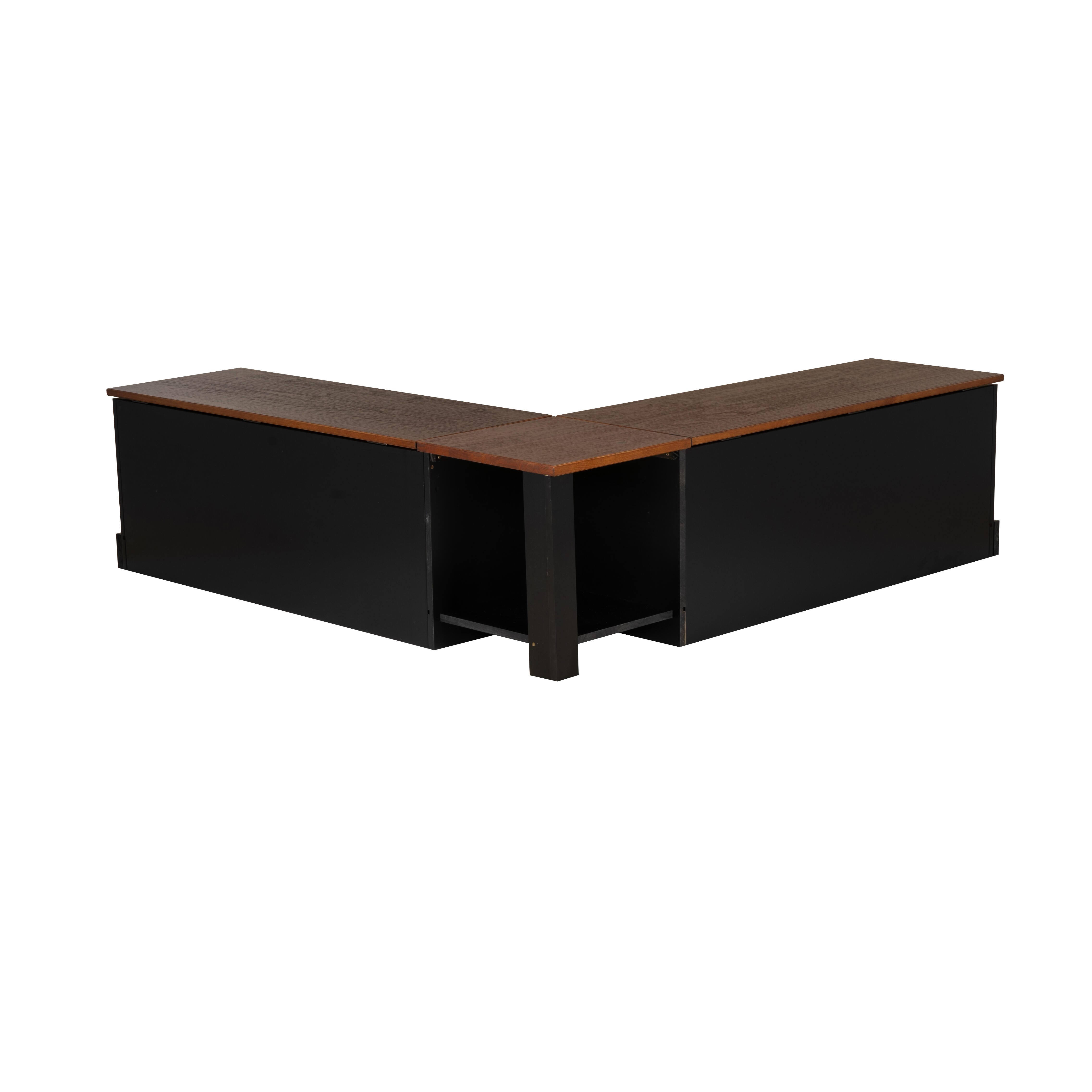 Linon Landin Backless Storage Nook, , large