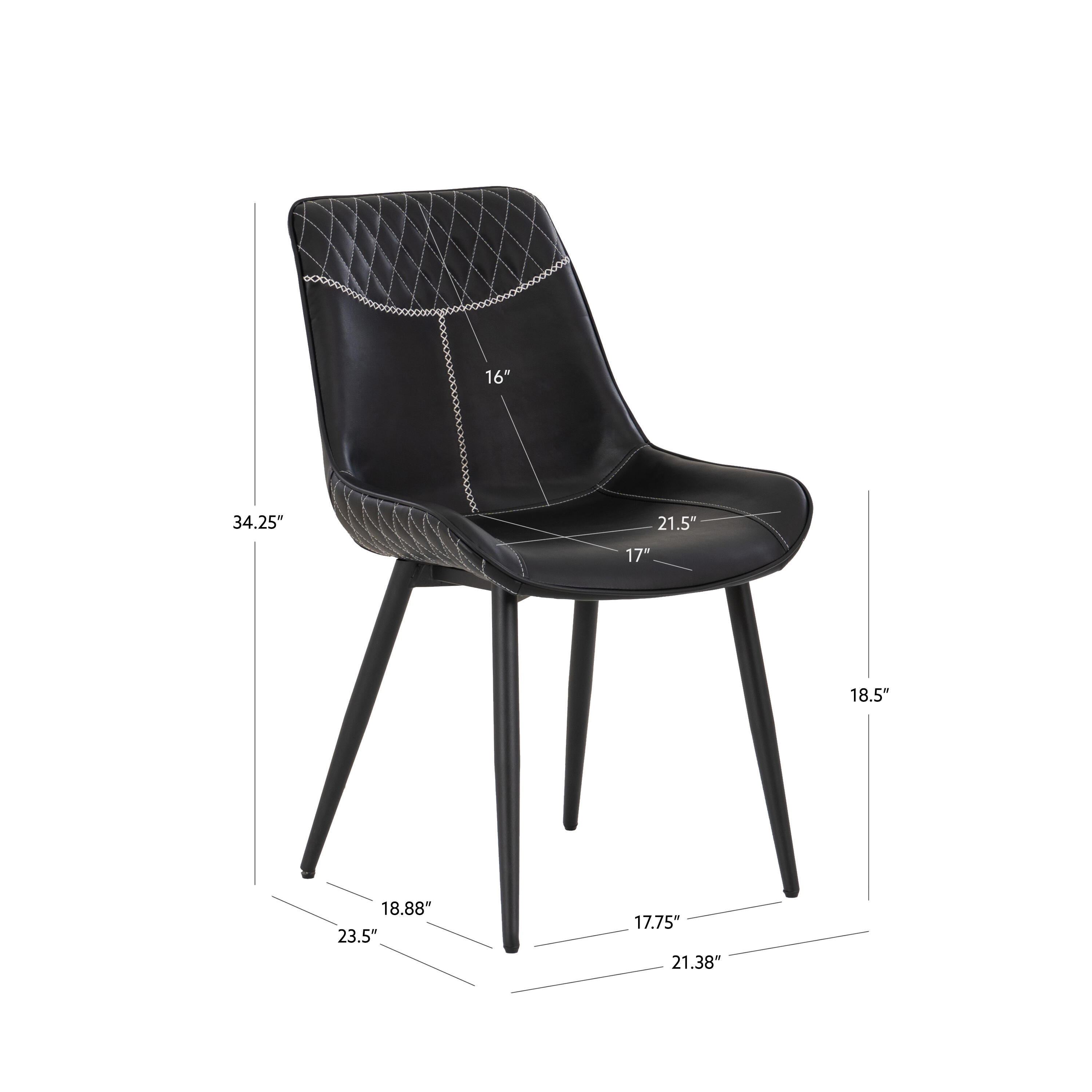 Linon Griffin Dining Chairs (Set of 2), , large