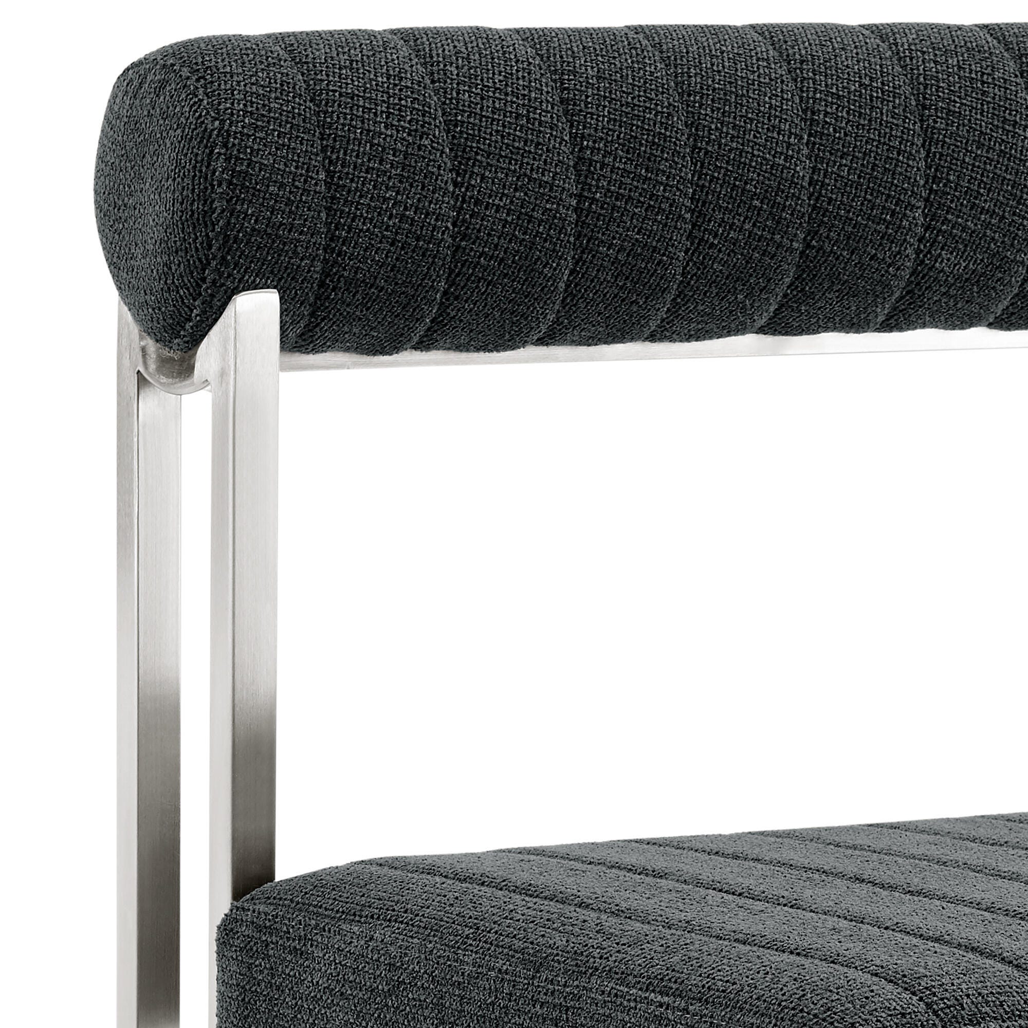 Anastasia Dining Chair (Set of 2), Charcoal, large