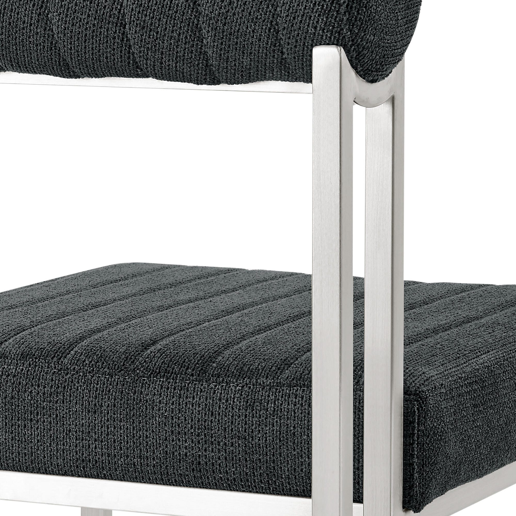Anastasia Dining Chair (Set of 2), Charcoal, large