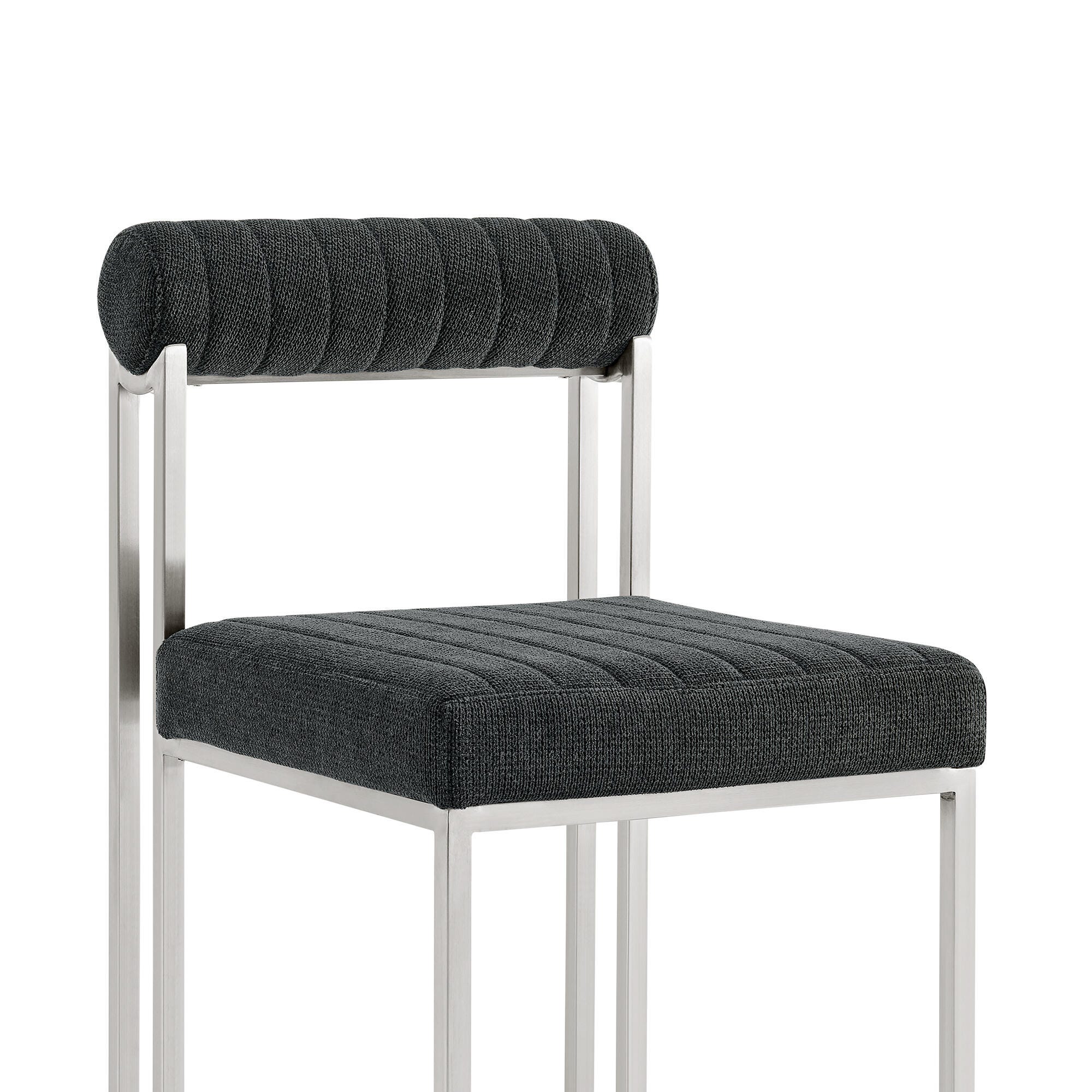 Anastasia Dining Chair (Set of 2), Charcoal, large