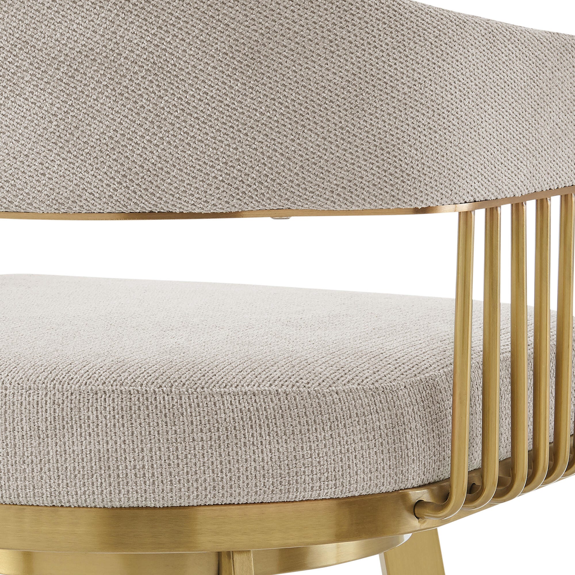 Chelsea Swivel Counter Height Bar Stool, Taupe, large