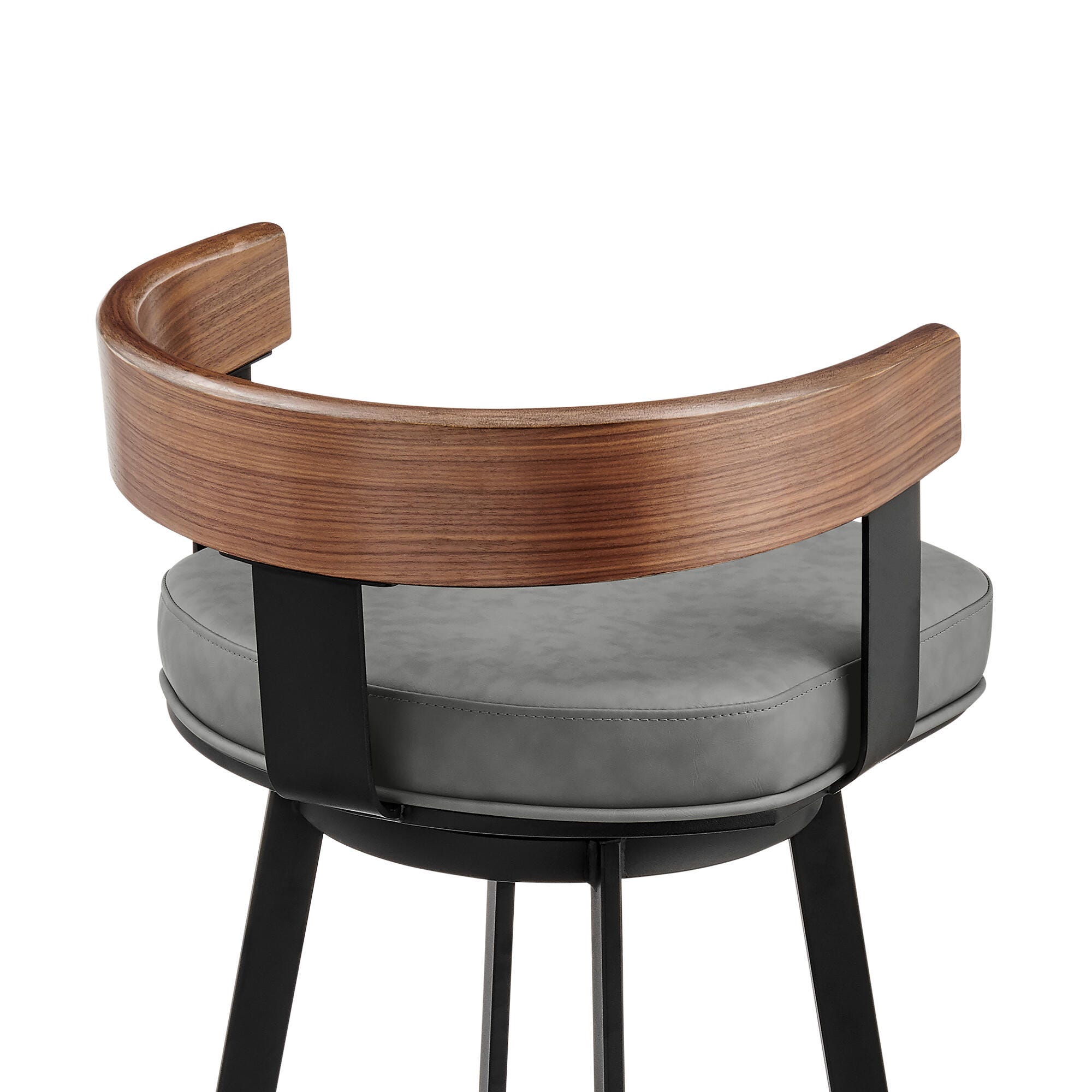 Idris Swivel Counter Height Bar Stool, Vintage Gray, large