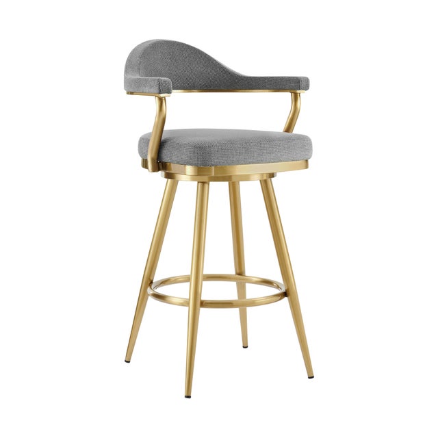 Justin Swivel Counter Height Bar Stool