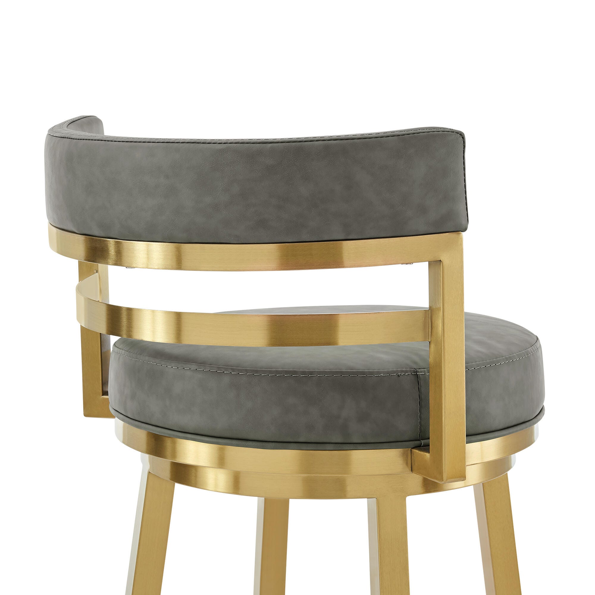 Madrid Swivel Counter Height Bar Stool, Vintage Gray, large