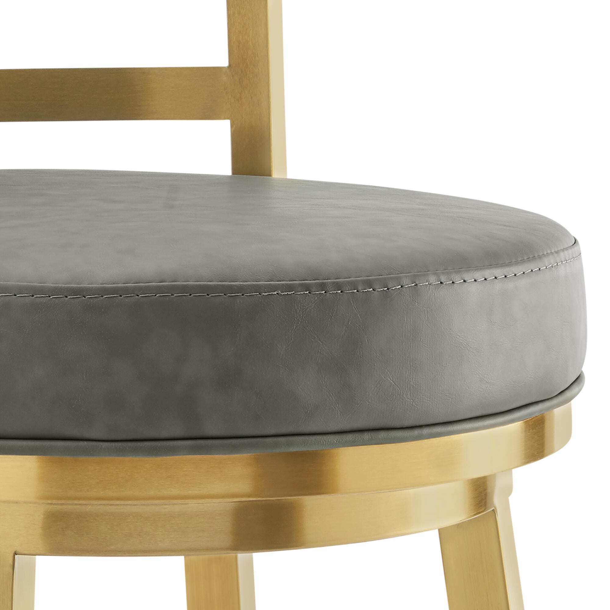 Madrid Swivel Counter Height Bar Stool, Vintage Gray, large