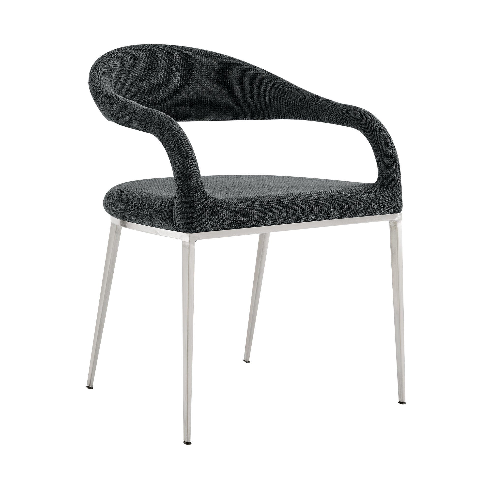 Morgan Dining Chair (Set of 2), Charcoal, large