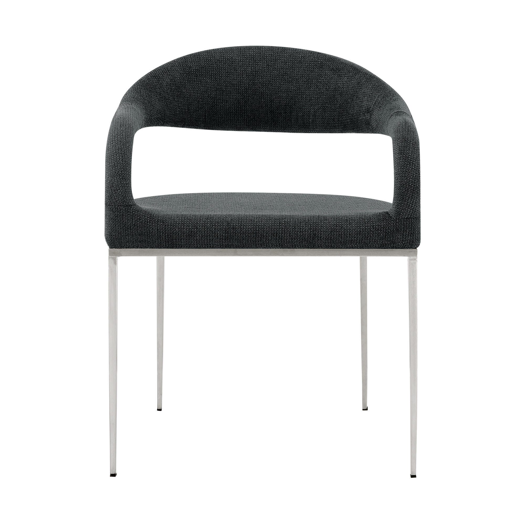 Morgan Dining Chair (Set of 2), Charcoal, large