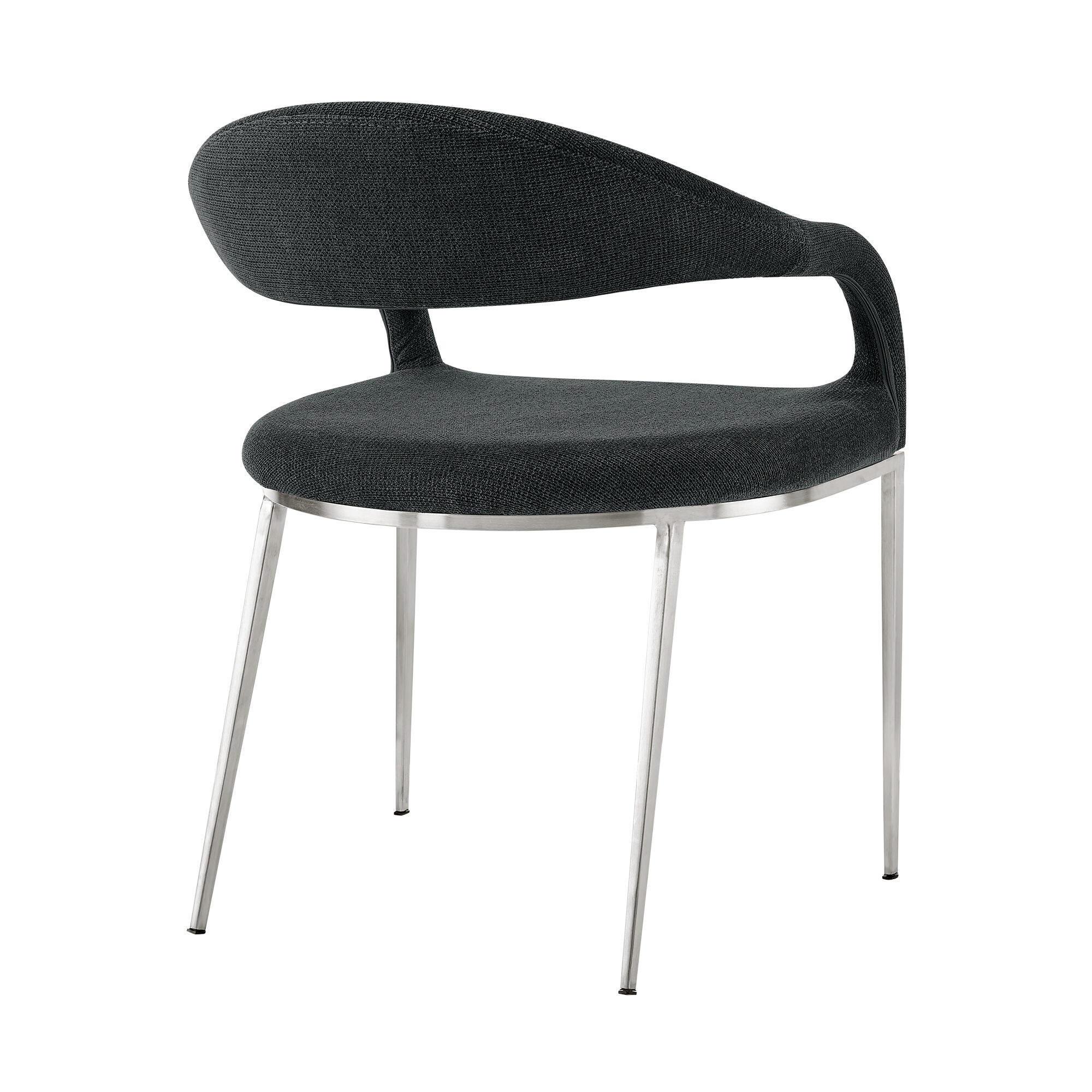Morgan Dining Chair (Set of 2), Charcoal, large