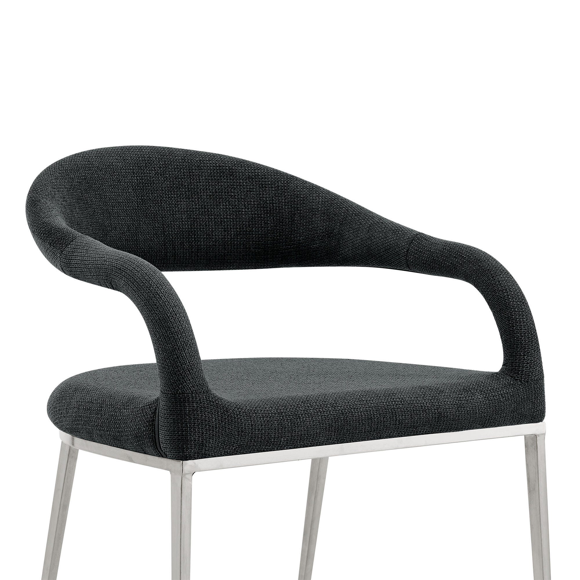 Morgan Dining Chair (Set of 2), Charcoal, large