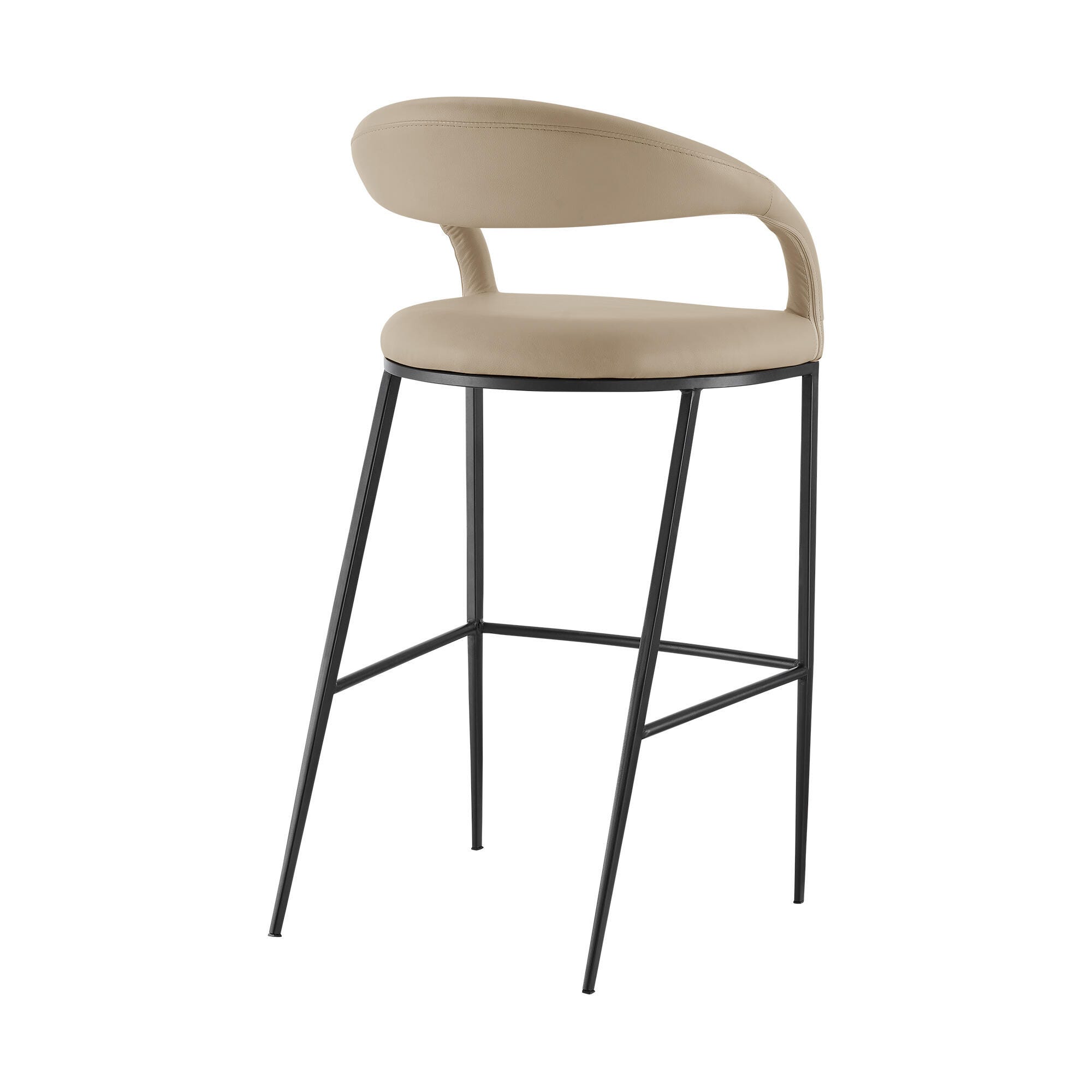 Ramona Counter Height Bar Stool, Beige, large