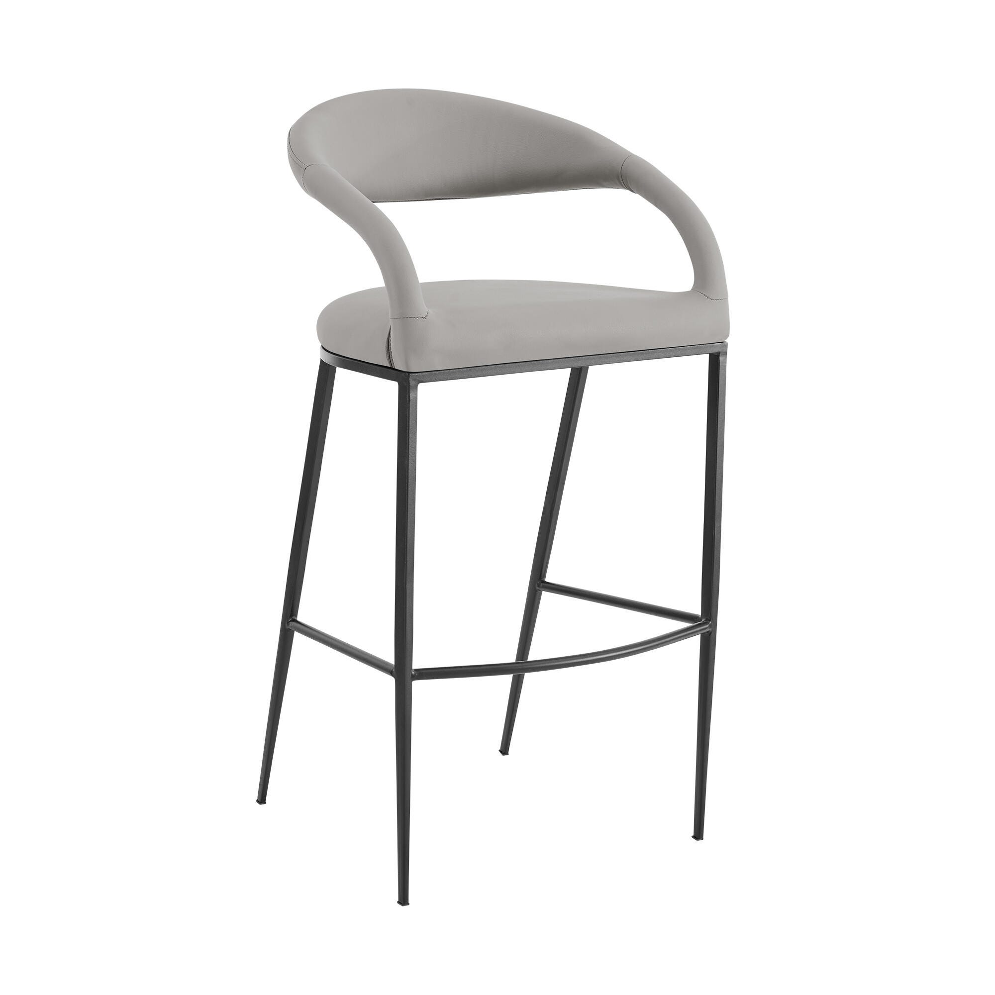 Ramona Counter Height Bar Stool, Light Gray, large