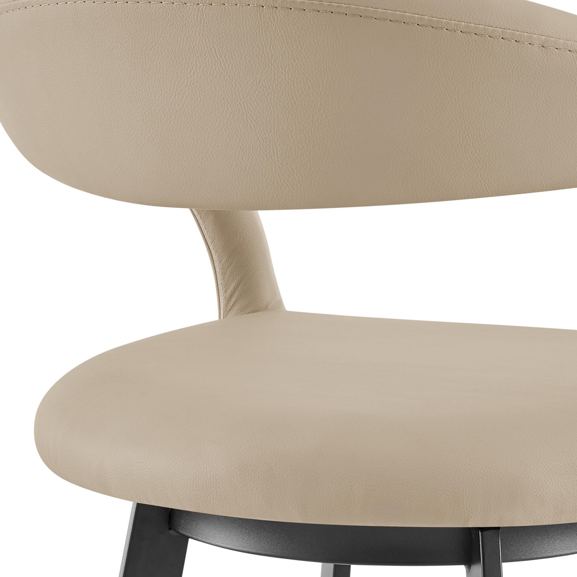 Ramona Swivel Bar Height Bar Stool, Beige, large