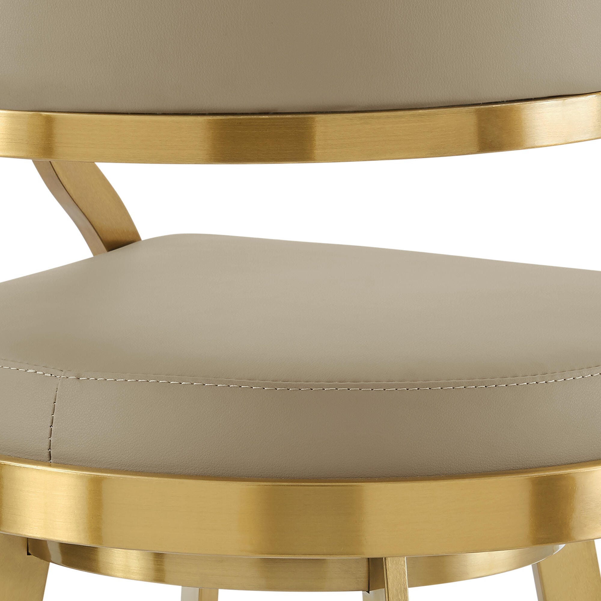 Saturn Swivel Counter Height Bar Stool, Light Sand, large