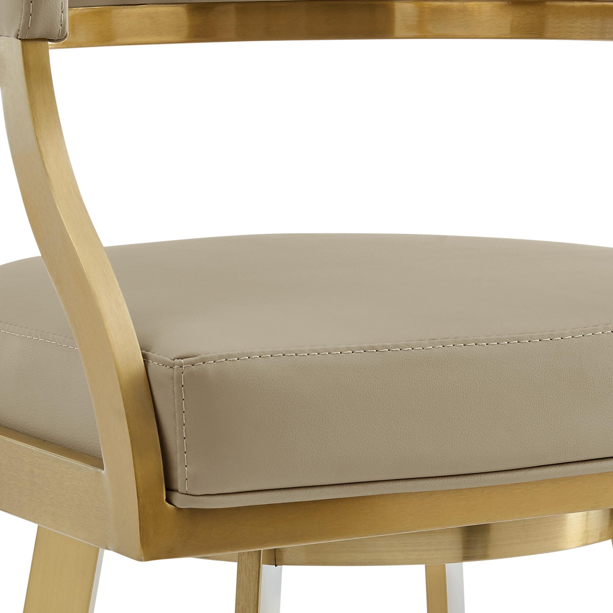 Saturn Swivel Counter Height Bar Stool, Light Sand, large