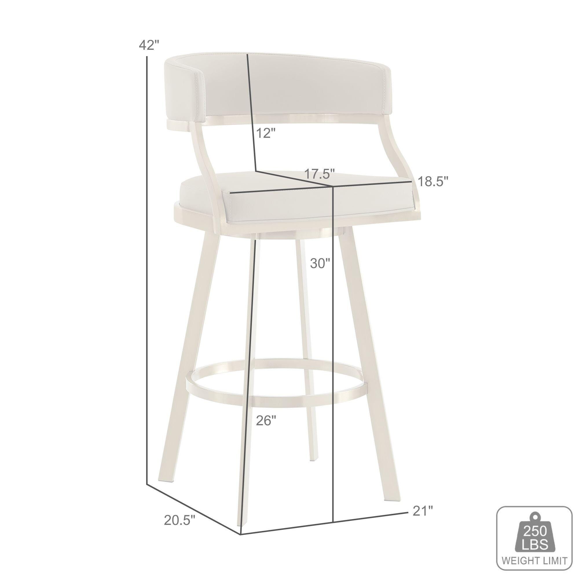 Saturn Swivel Bar Height Bar Stool, Black, large