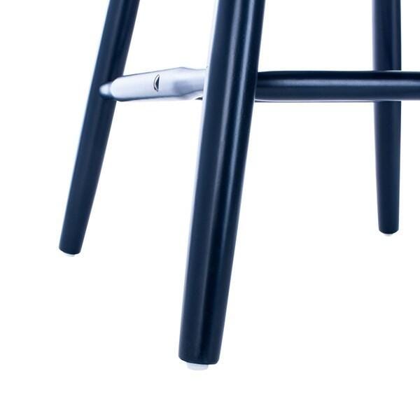 Safavieh Parker Spindle Back Dining Side Chair (Set of 2), Navy, large