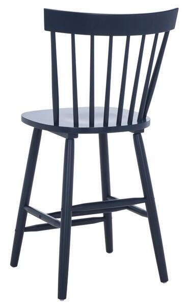 Safavieh Providence Counter Height Bar Stool (Set of 2), Navy, large