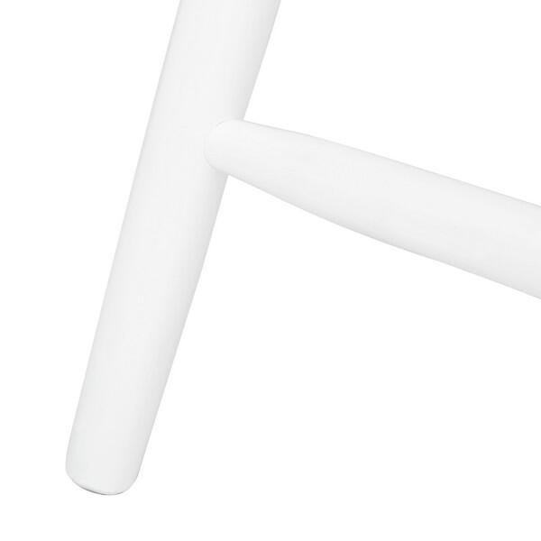 Safavieh Providence Counter Height Bar Stool (Set of 2), White, large
