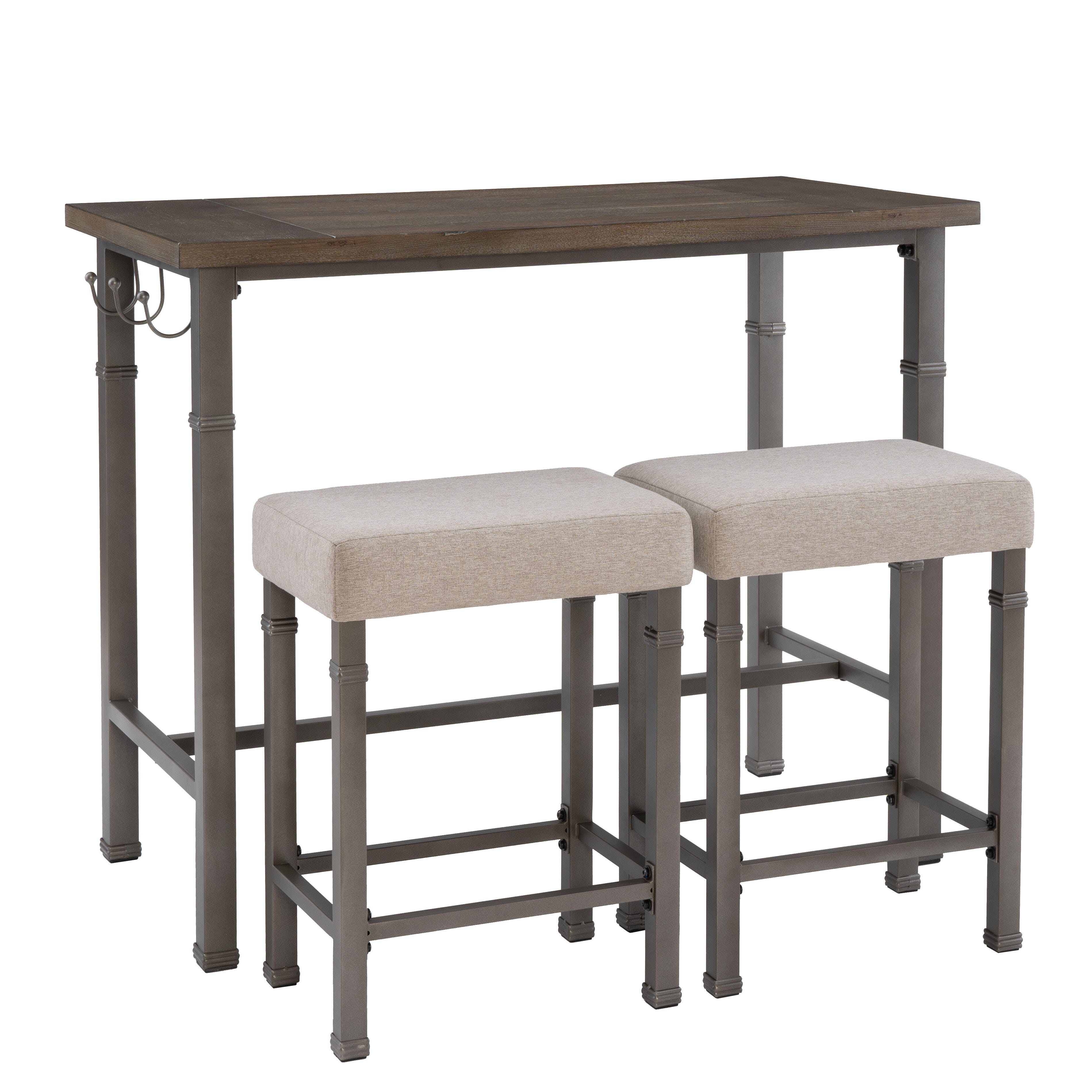 Linon Austin 3 Piece Pub Set, , large