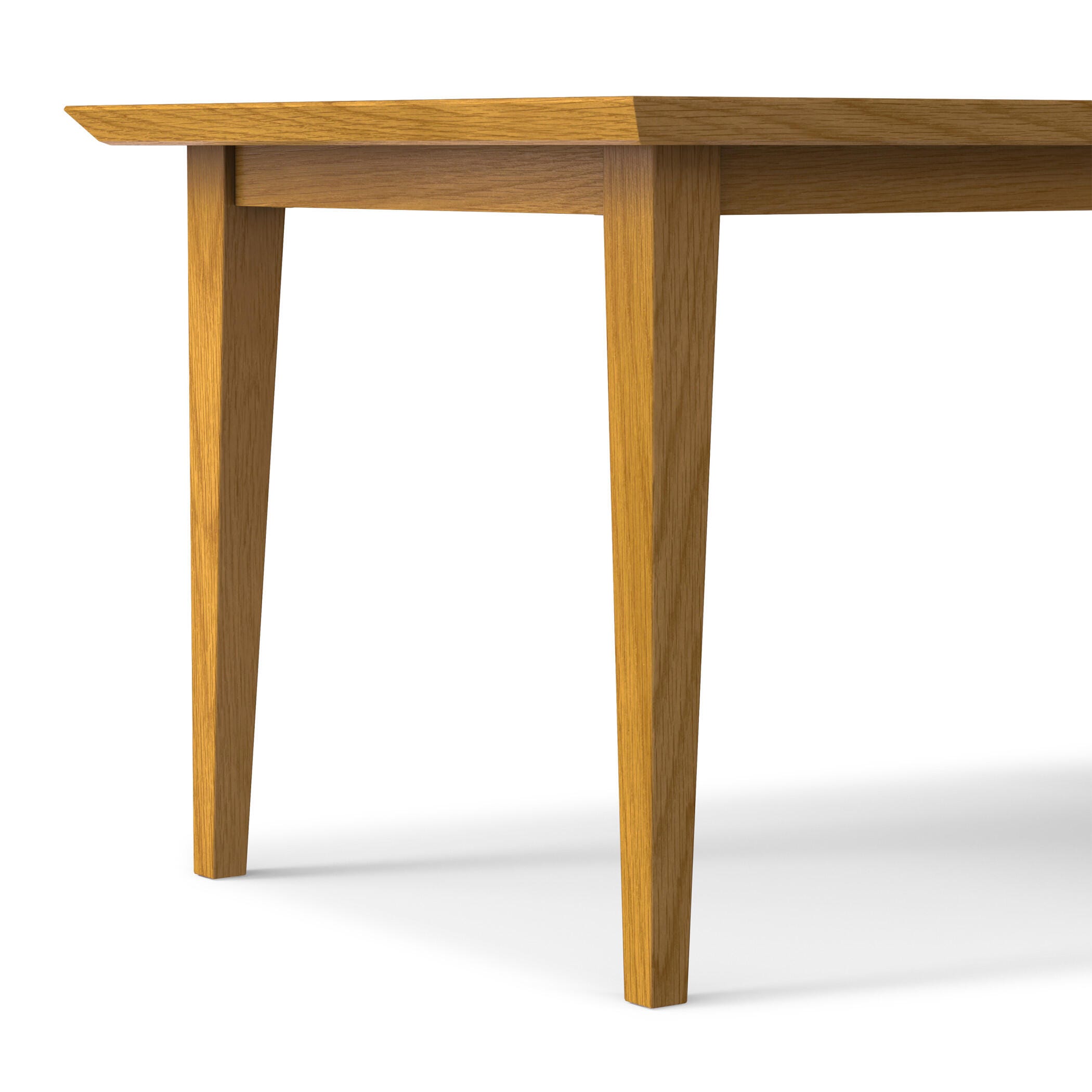 Simpli Home Colby Dining Table, Oak, large
