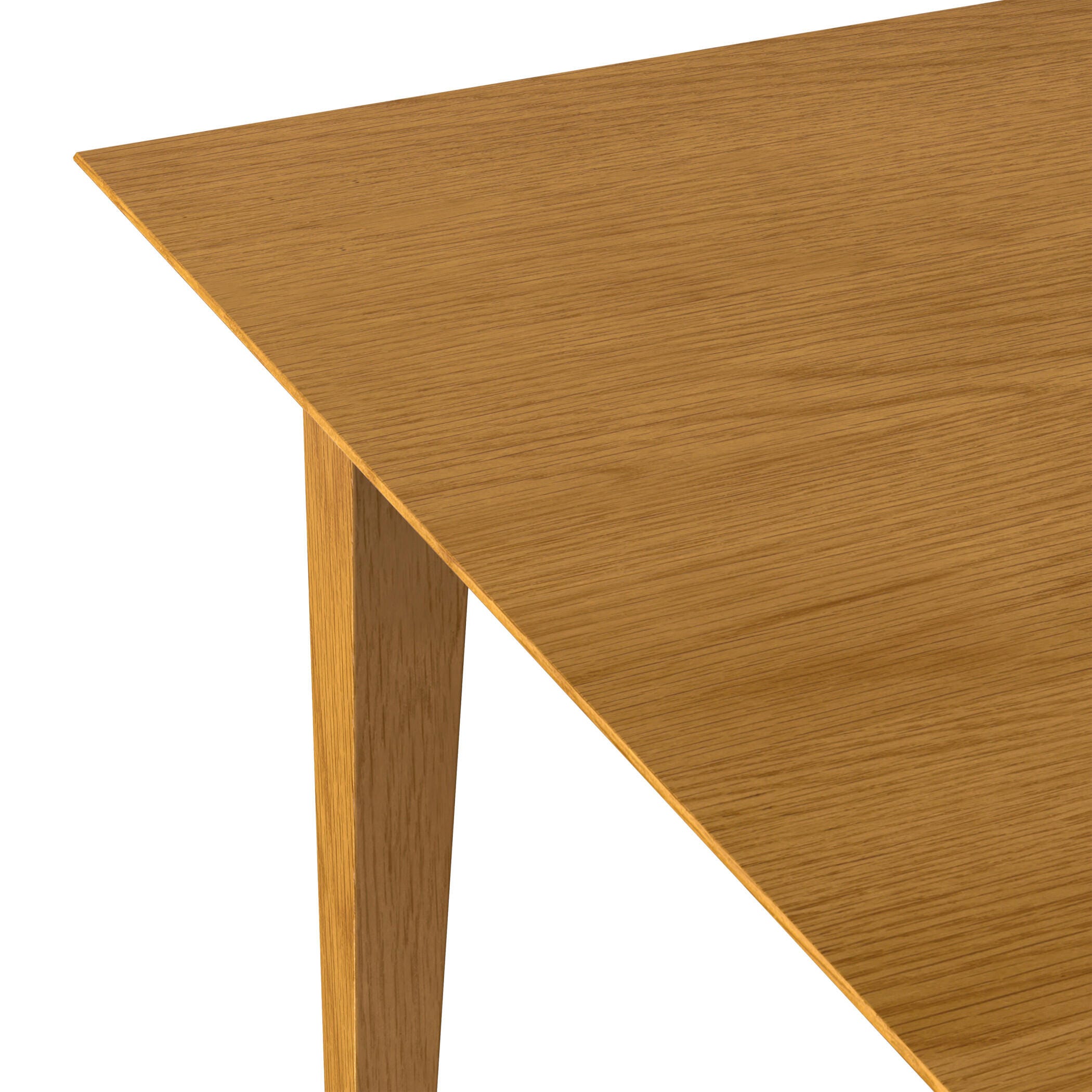 Simpli Home Colby Dining Table, Oak, large