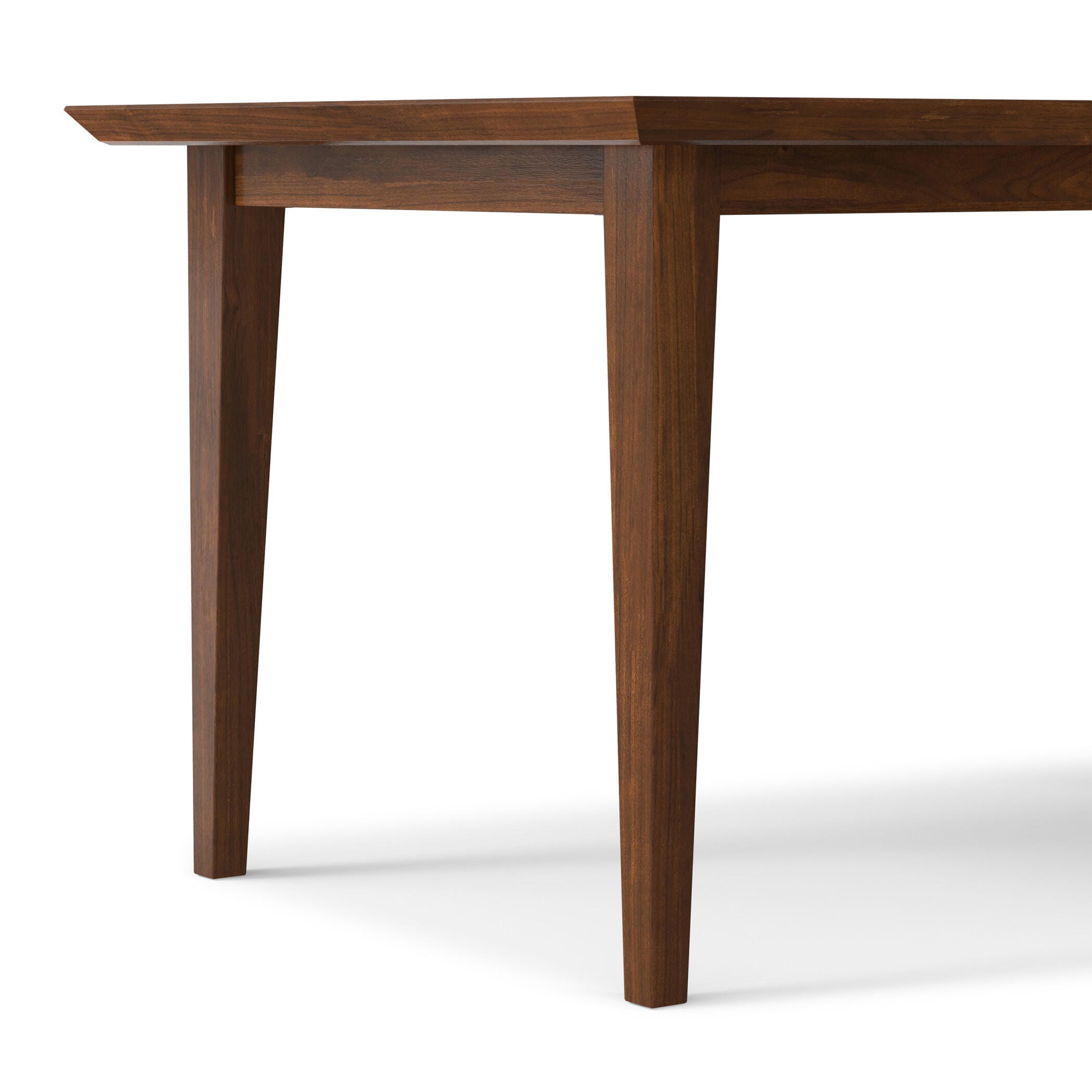 Simpli Home Colby Dining Table, Walnut, large