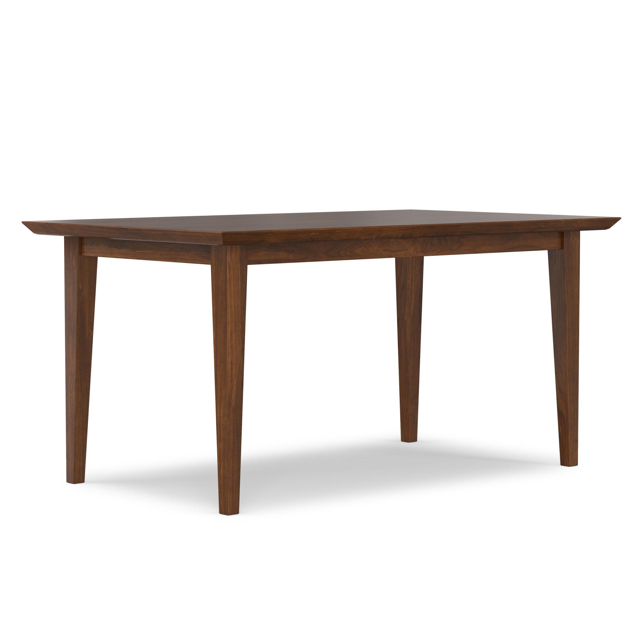 Simpli Home Colby Dining Table, Walnut, large