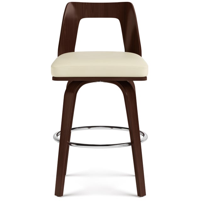 Simpli Home Ellison Counter Height Bar Stool (Set of 2)