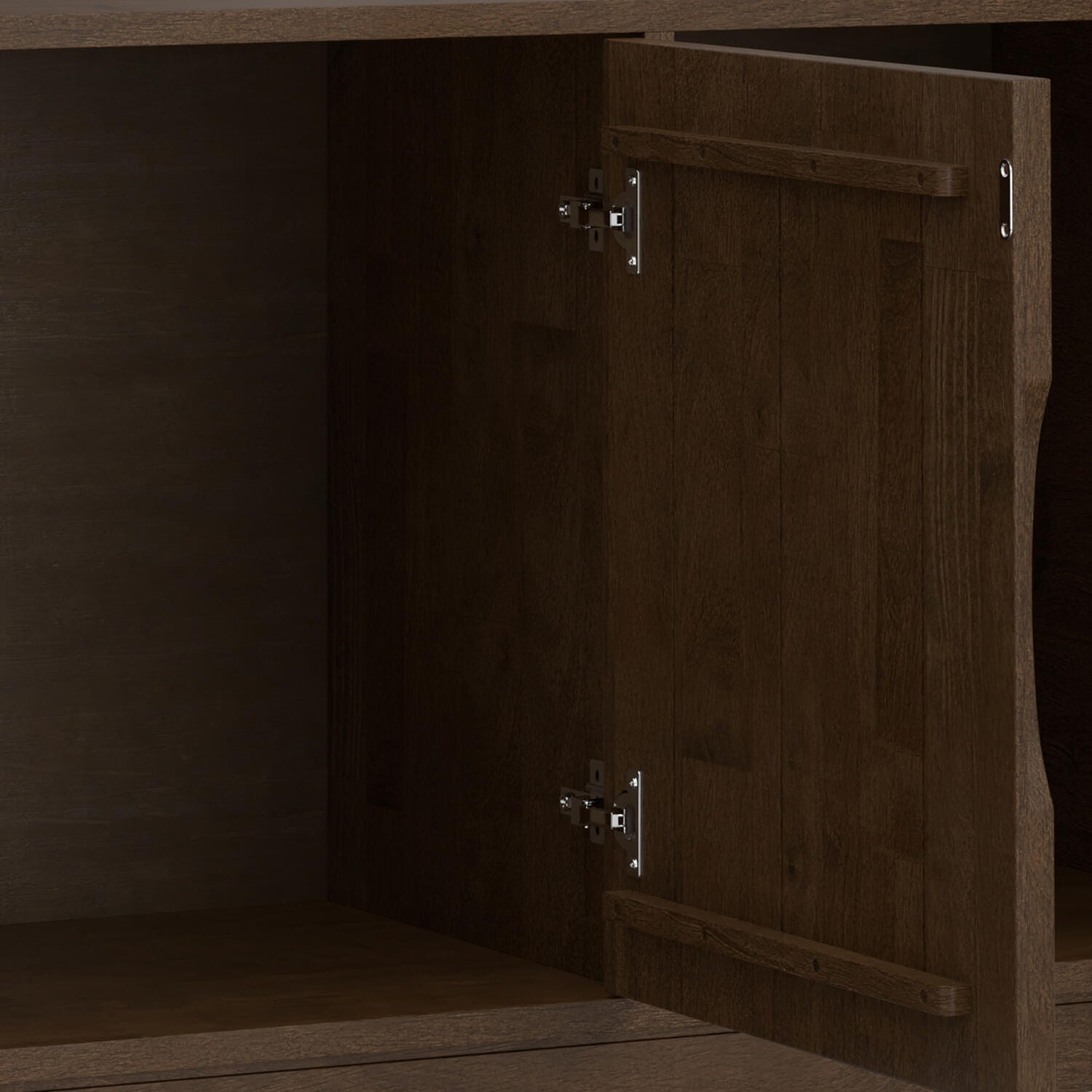 Simpli Home Harper 3 Door Sideboard Buffet, , large