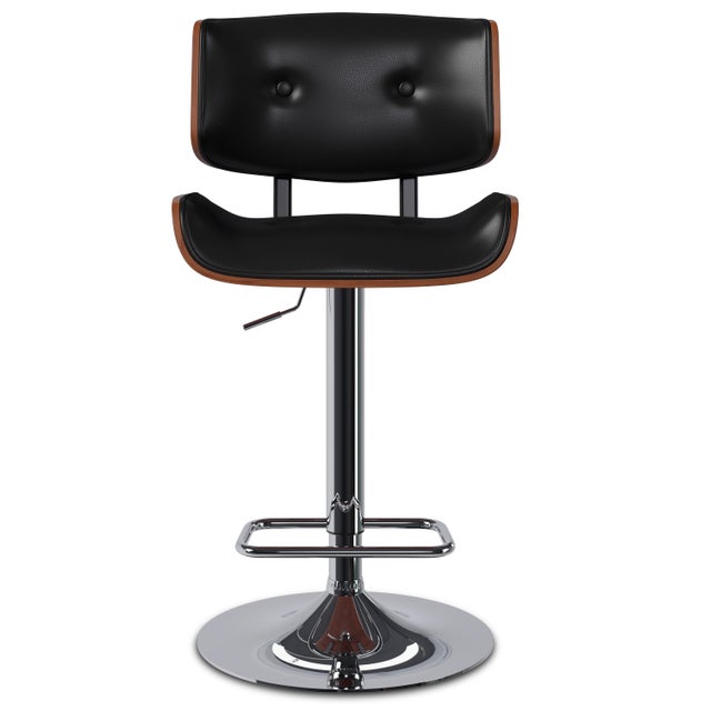 Simpli Home Holland Adjustable Swivel Bar Stool