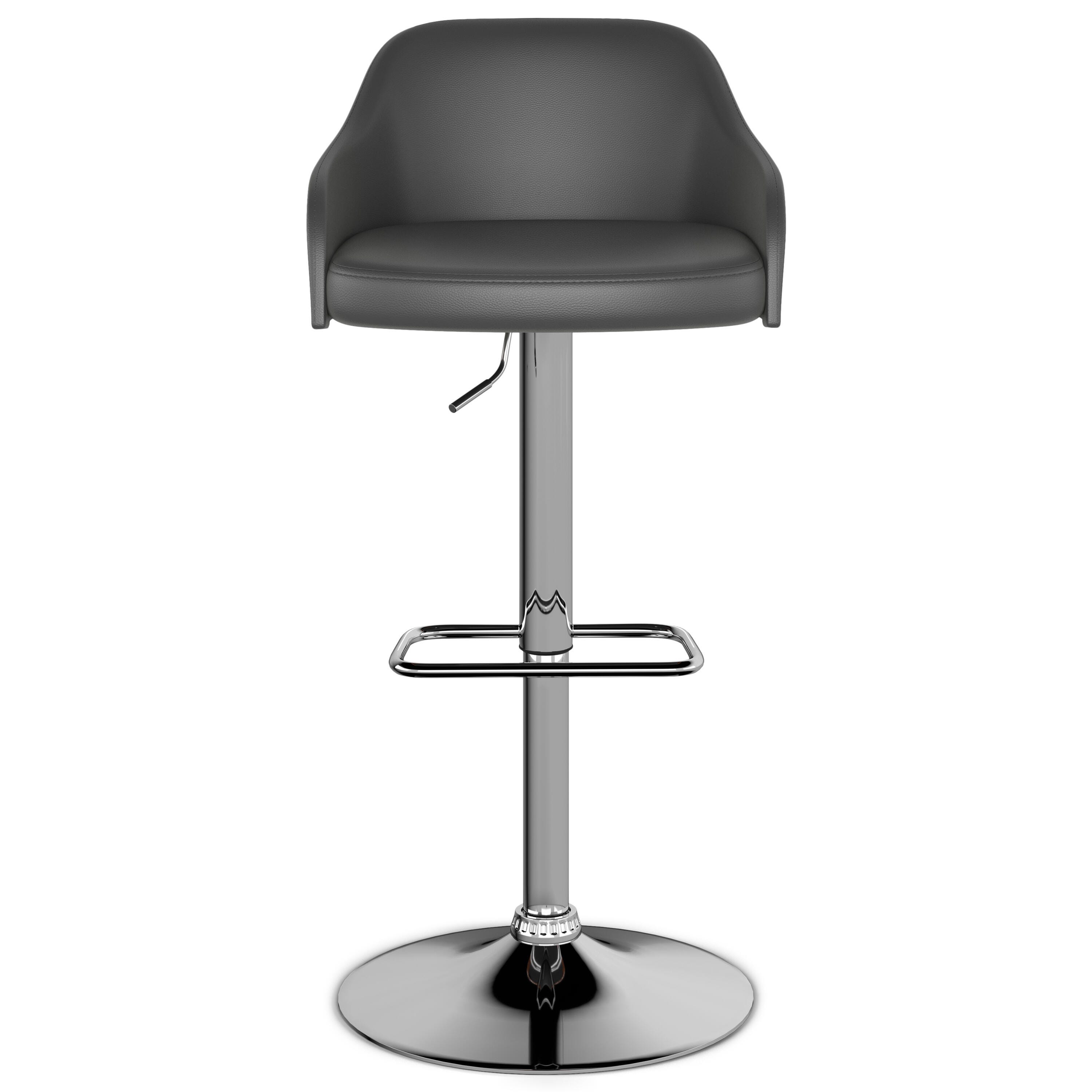 Simpli Home Hutton Adjustable Swivel Bar Stool, , large