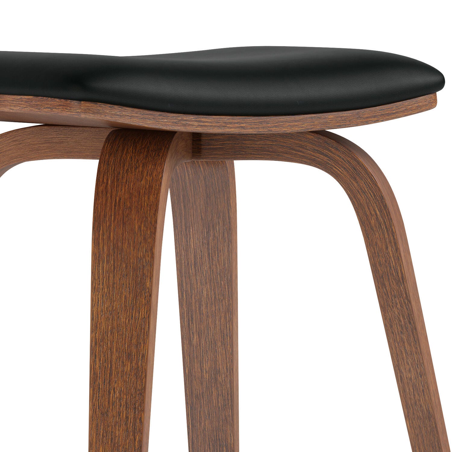 Simpli Home Larsen Saddle Bar Stool (Set of 2), , large