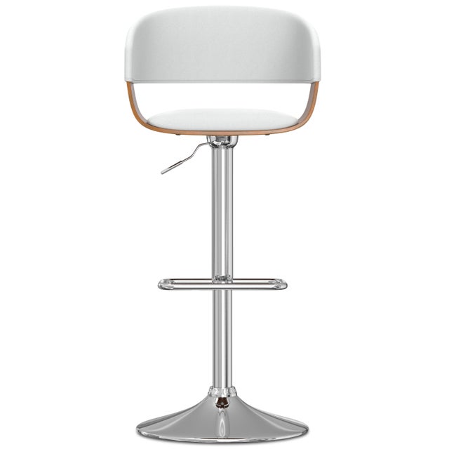 Simpli Home Lowell Adjustable Swivel Bar Stool