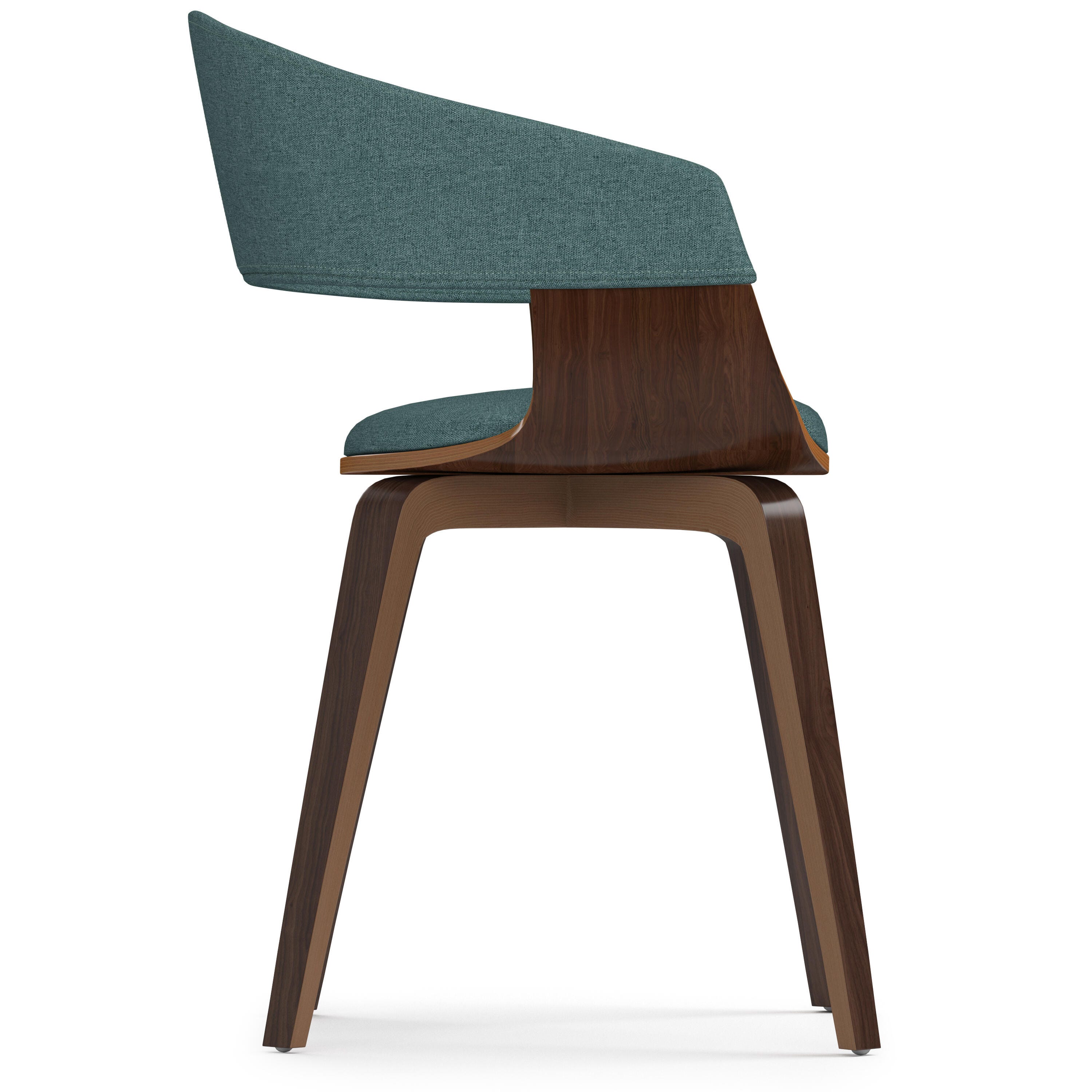 Simpli Home Lowell Dining Chair, Dark Blue, large