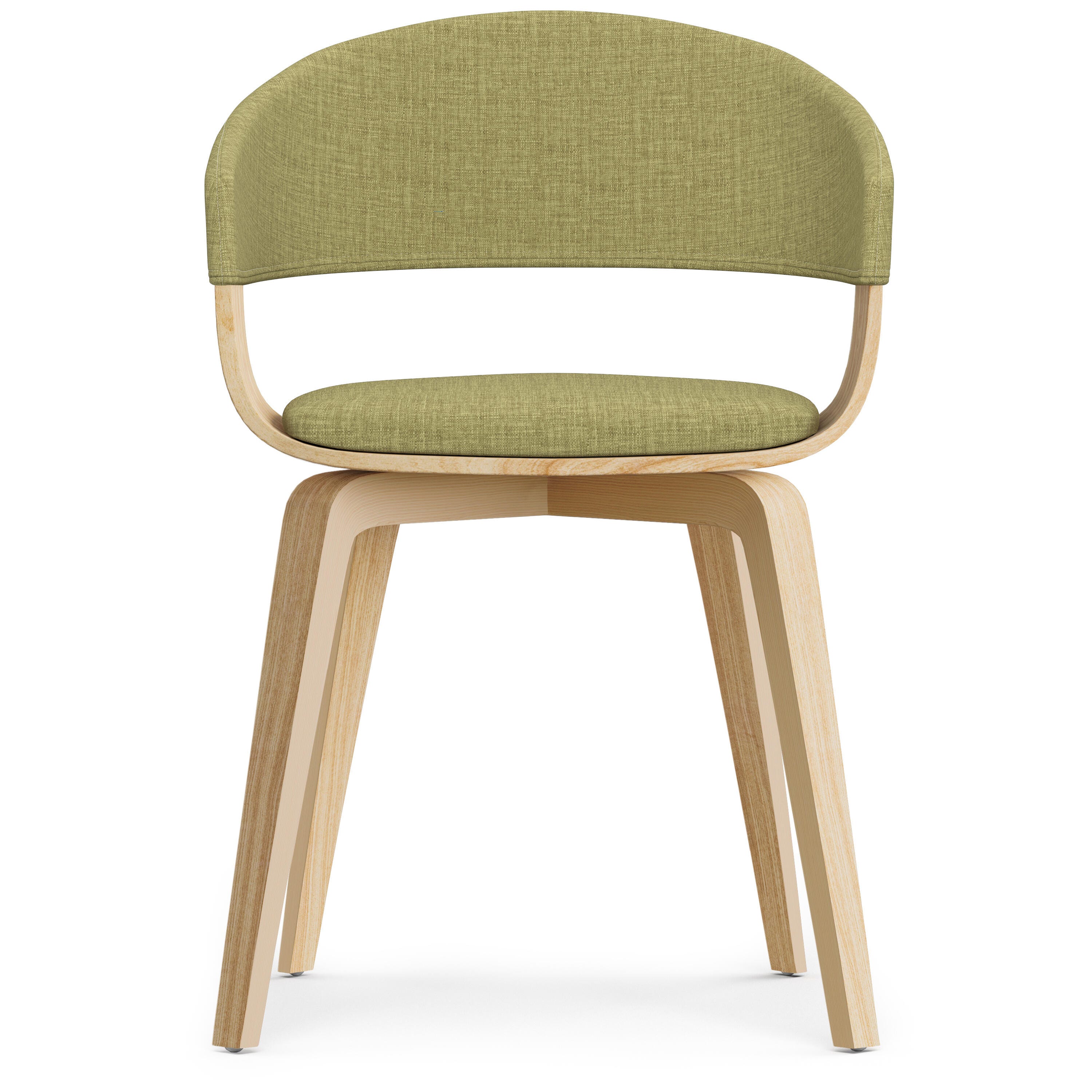 Simpli Home Lowell Dining Chair, Green, large