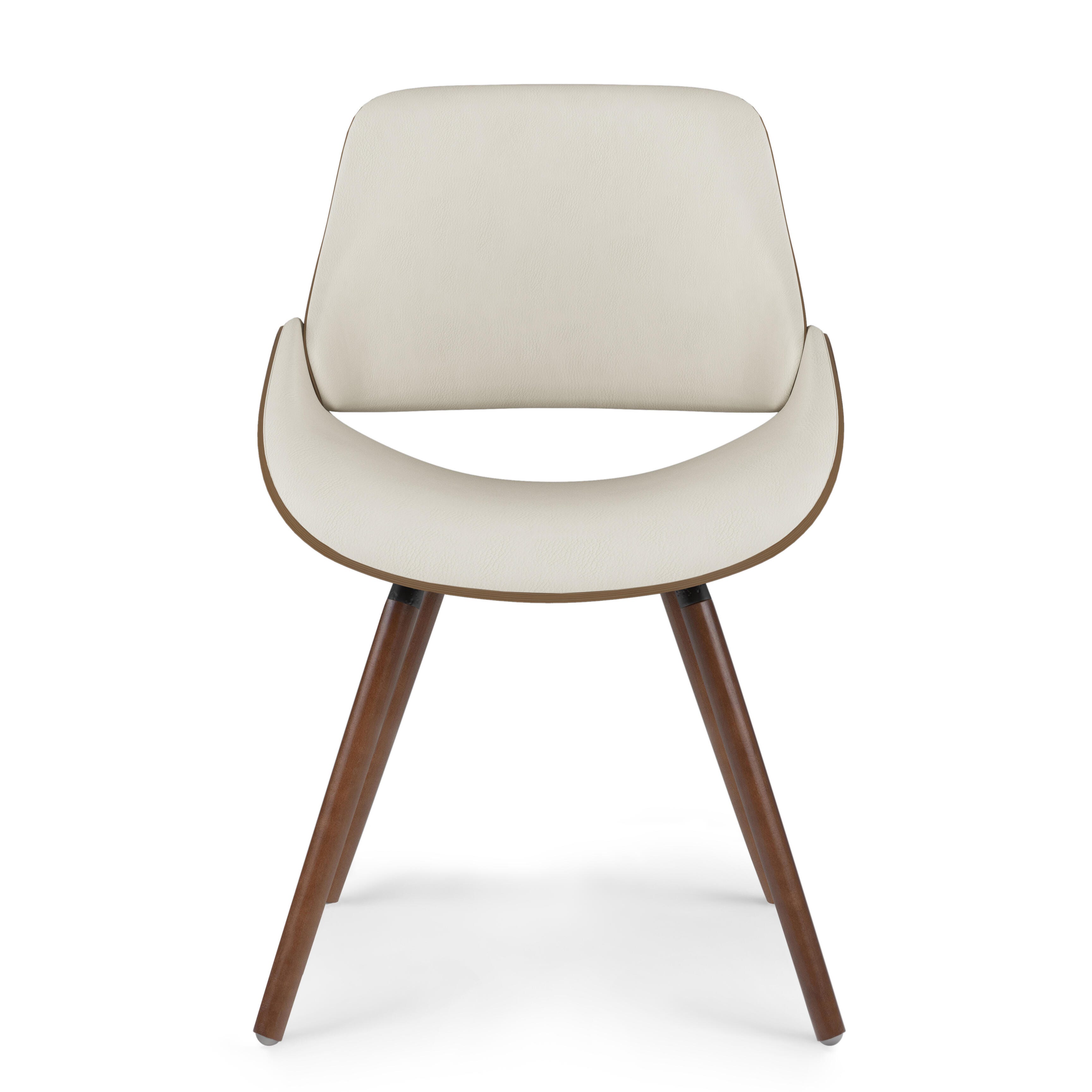 Simpli Home Malden Dining Chair with Hard Back, Cream, large