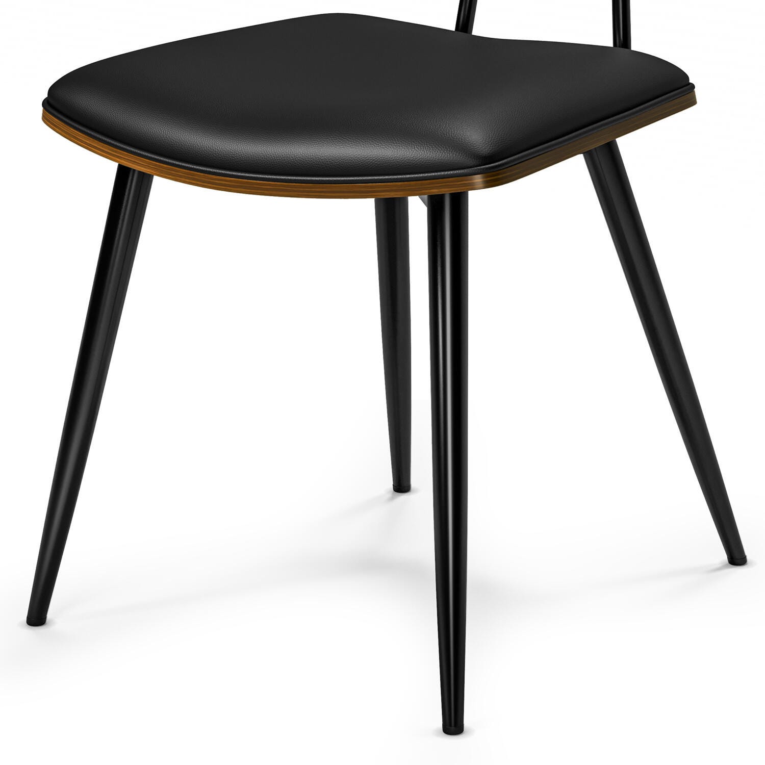 Simpli Home Mavis Dining Chair ( Set of 2 ), Black, large