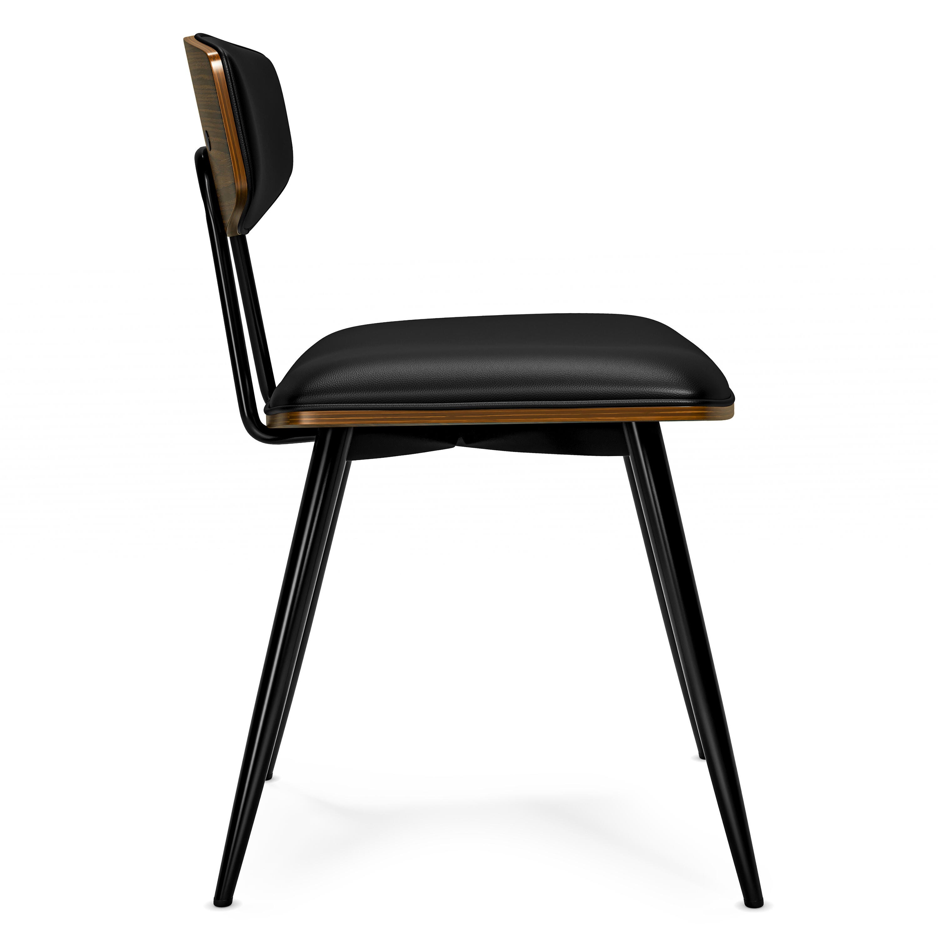Simpli Home Mavis Dining Chair ( Set of 2 ), Black, large