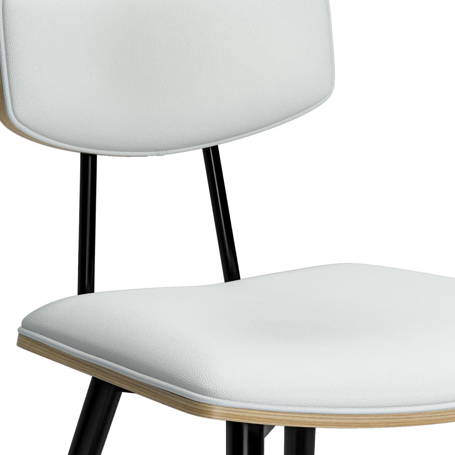 Simpli Home Mavis Dining Chair ( Set of 2 ), White, large