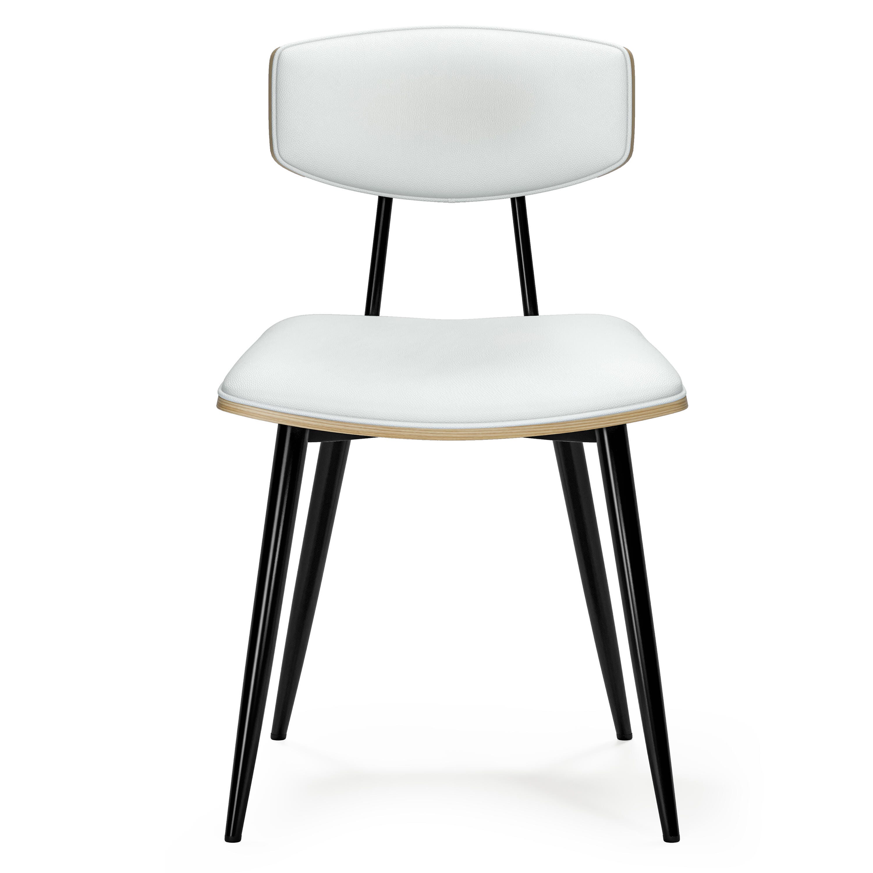 Simpli Home Mavis Dining Chair ( Set of 2 ), White, large