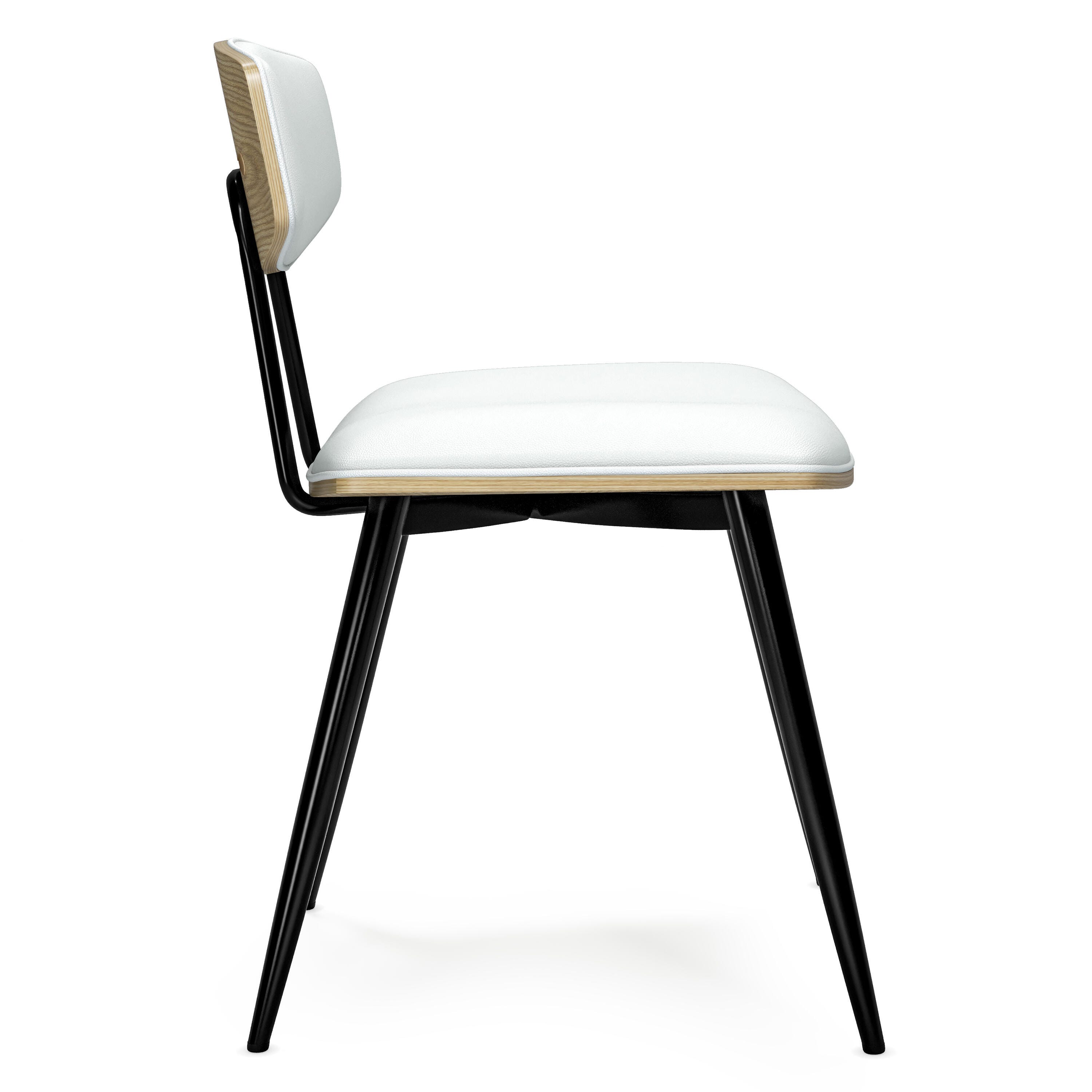 Simpli Home Mavis Dining Chair ( Set of 2 ), White, large