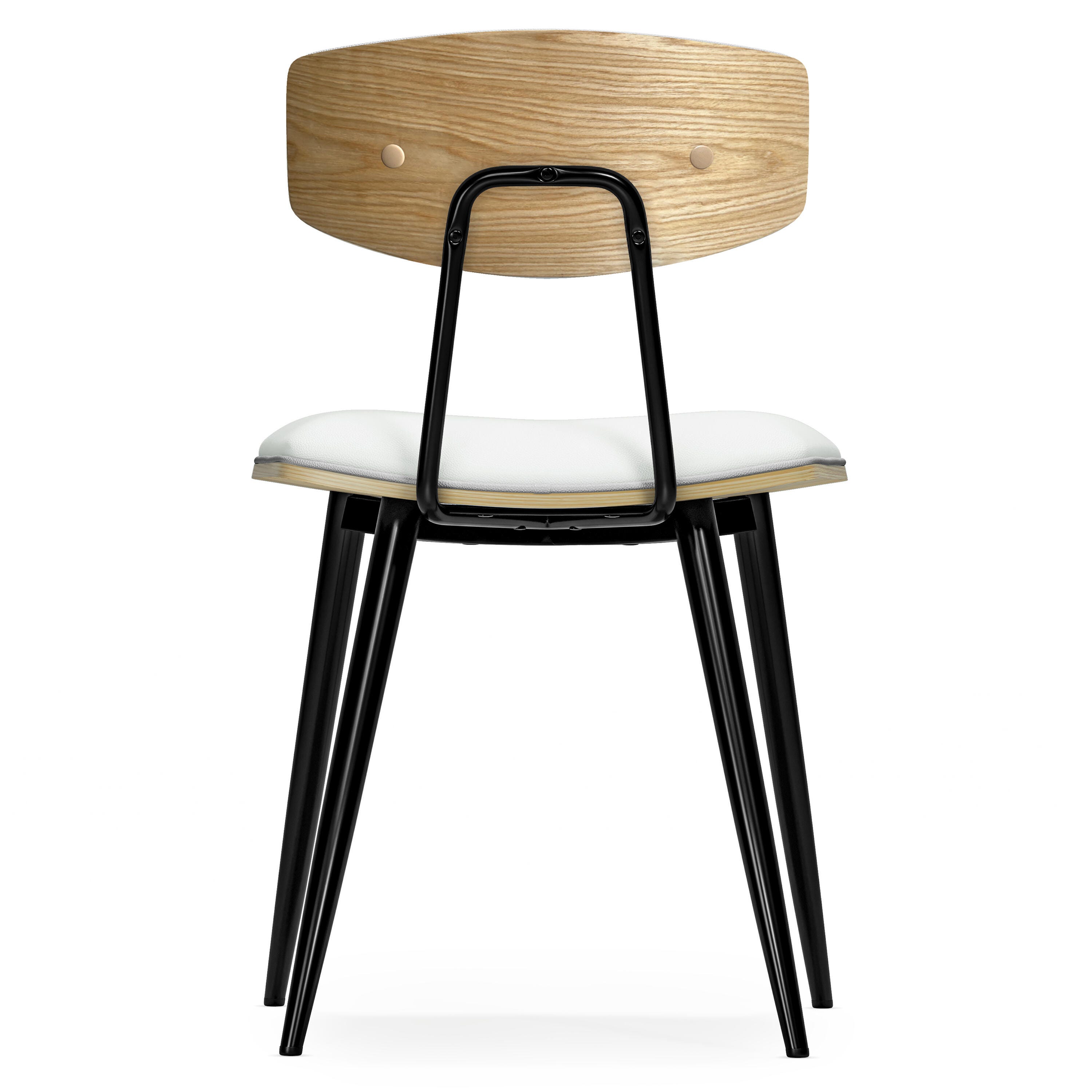 Simpli Home Mavis Dining Chair ( Set of 2 ), White, large